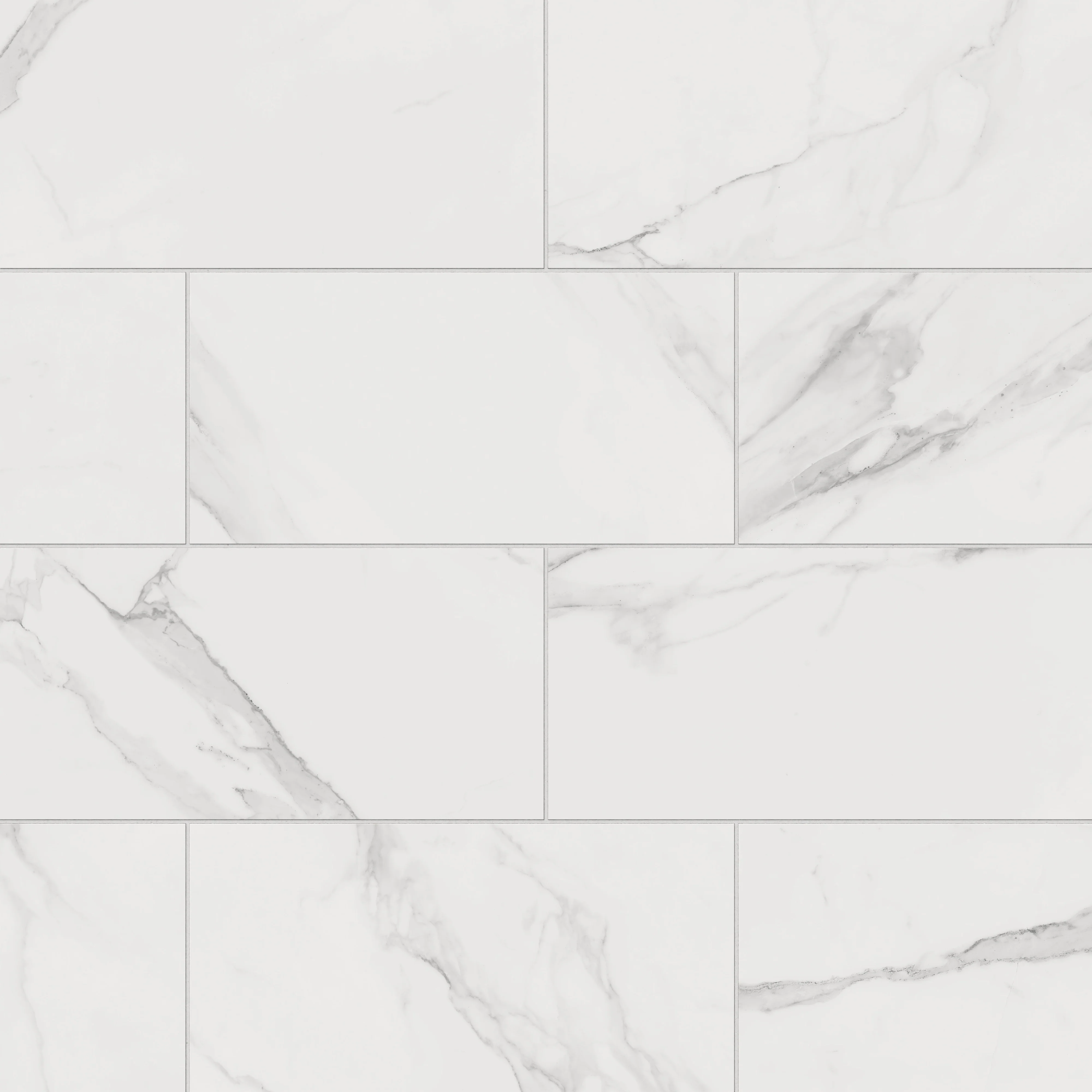 Julianna 12x24 Satin Porcelain Tile in Carrara - Image 7