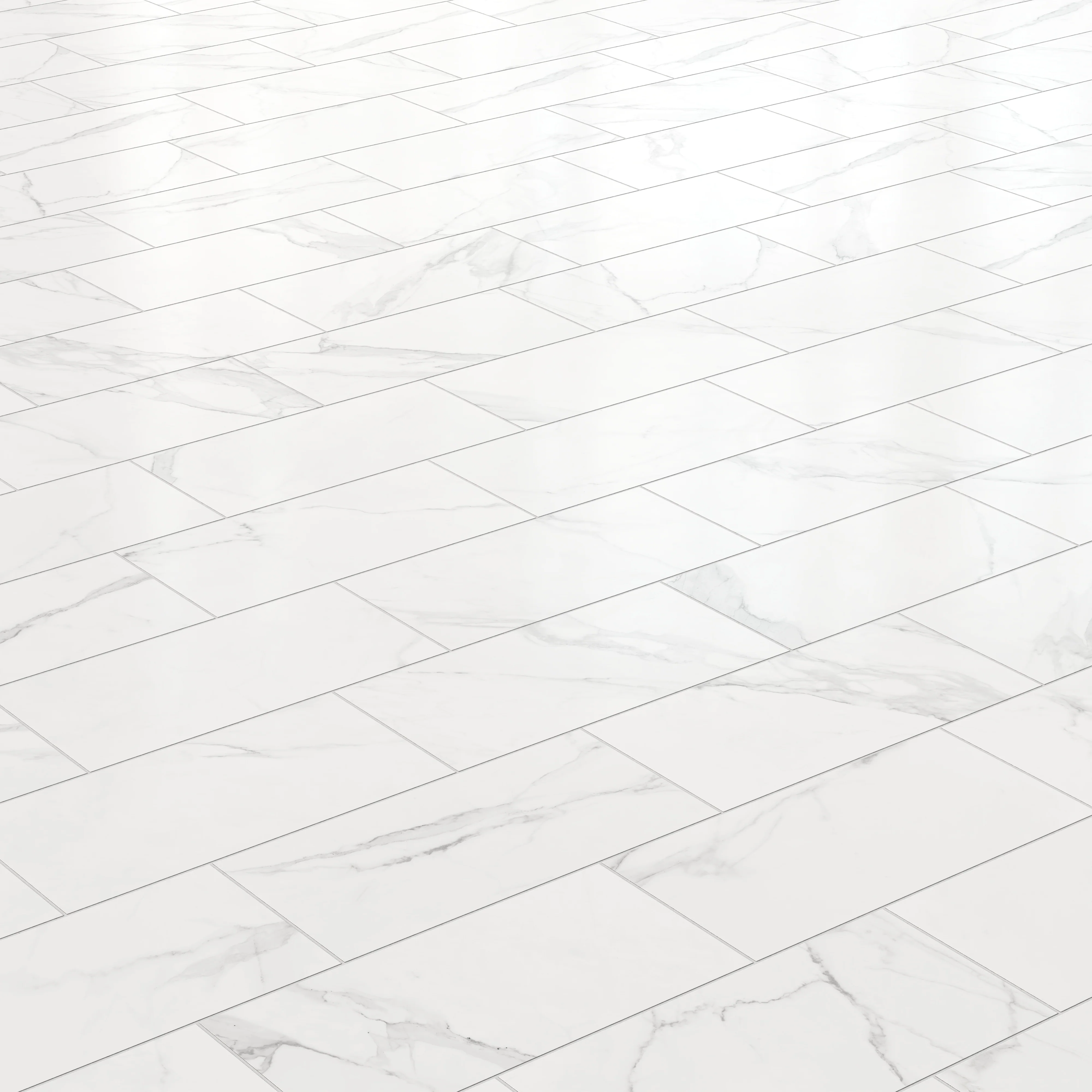 Julianna 12x24 Satin Porcelain Tile in Carrara - Image 8