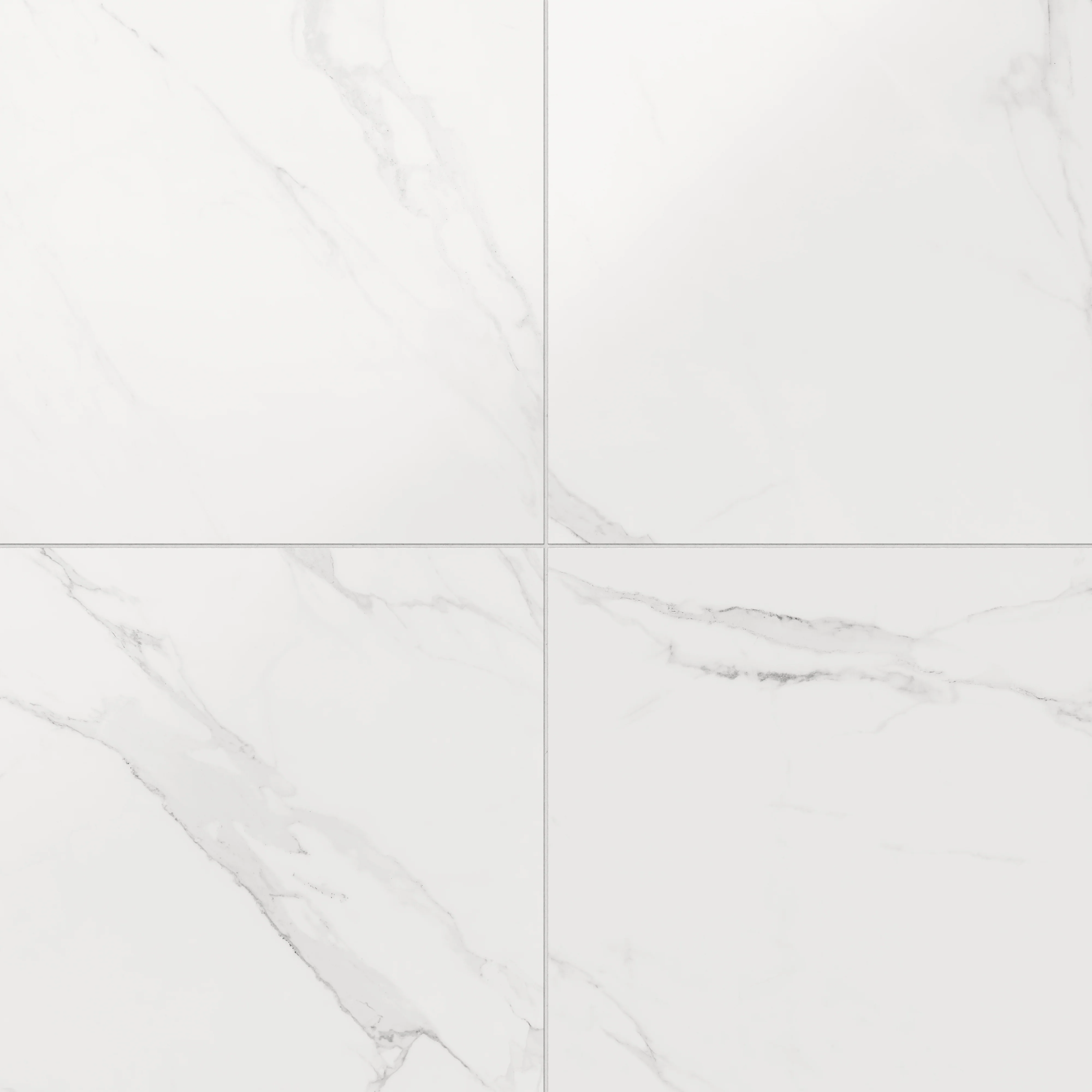 Julianna 24x24 Satin Porcelain Tile in Carrara
