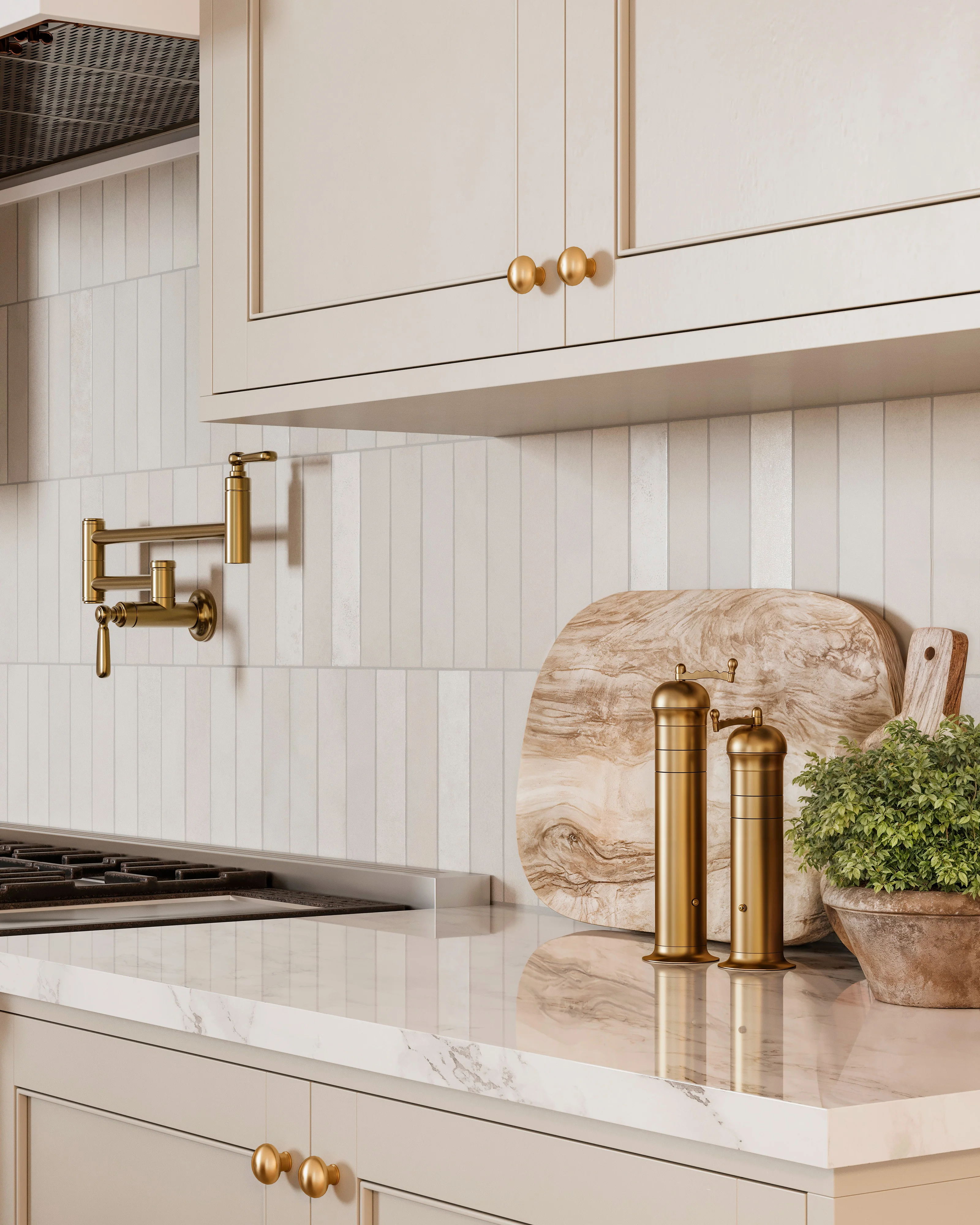 Juliet 2.5x10 Matte Porcelain Tile in Pearl - Image 2