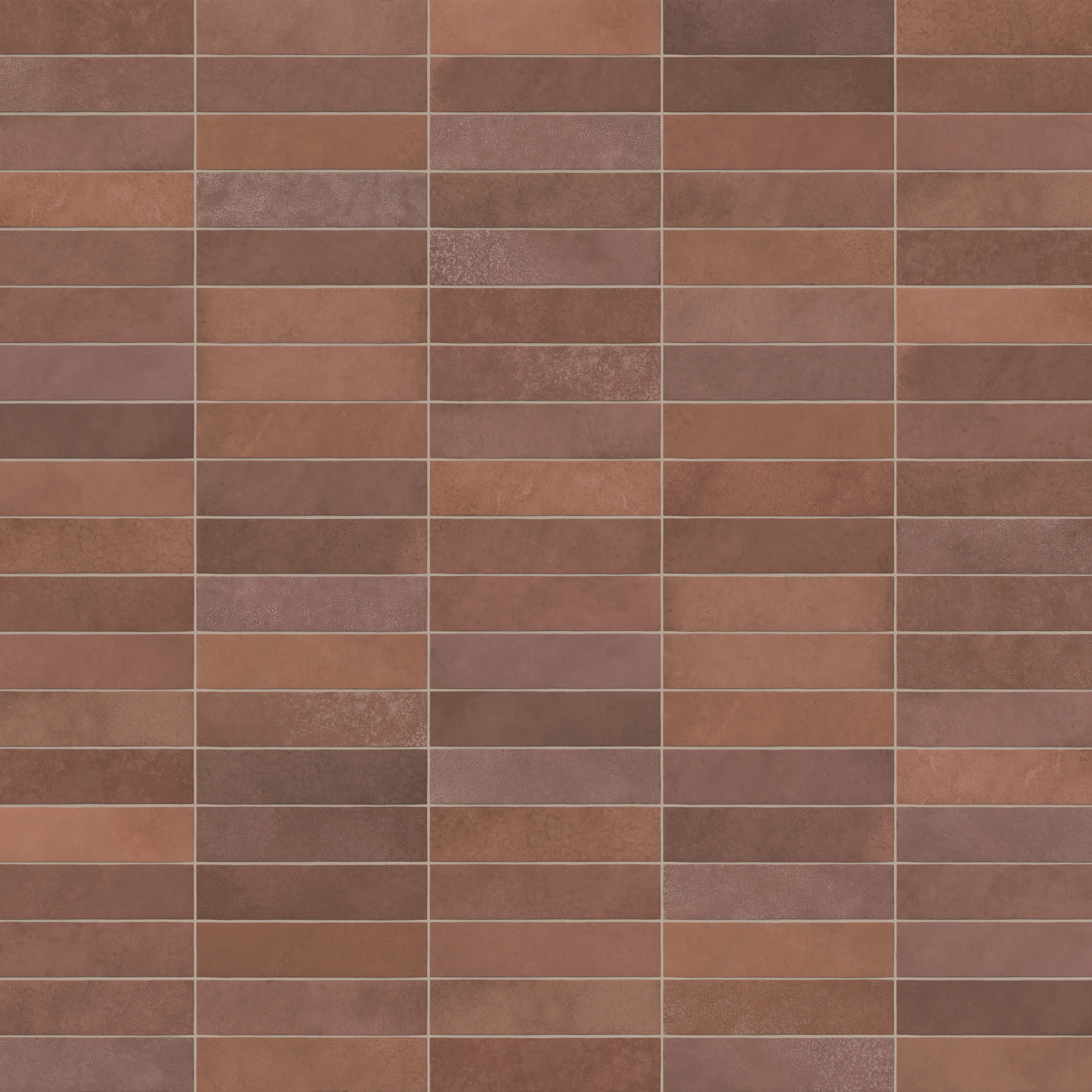 Juliet 2.5x10 Matte Porcelain Tile in Rust - Image 5