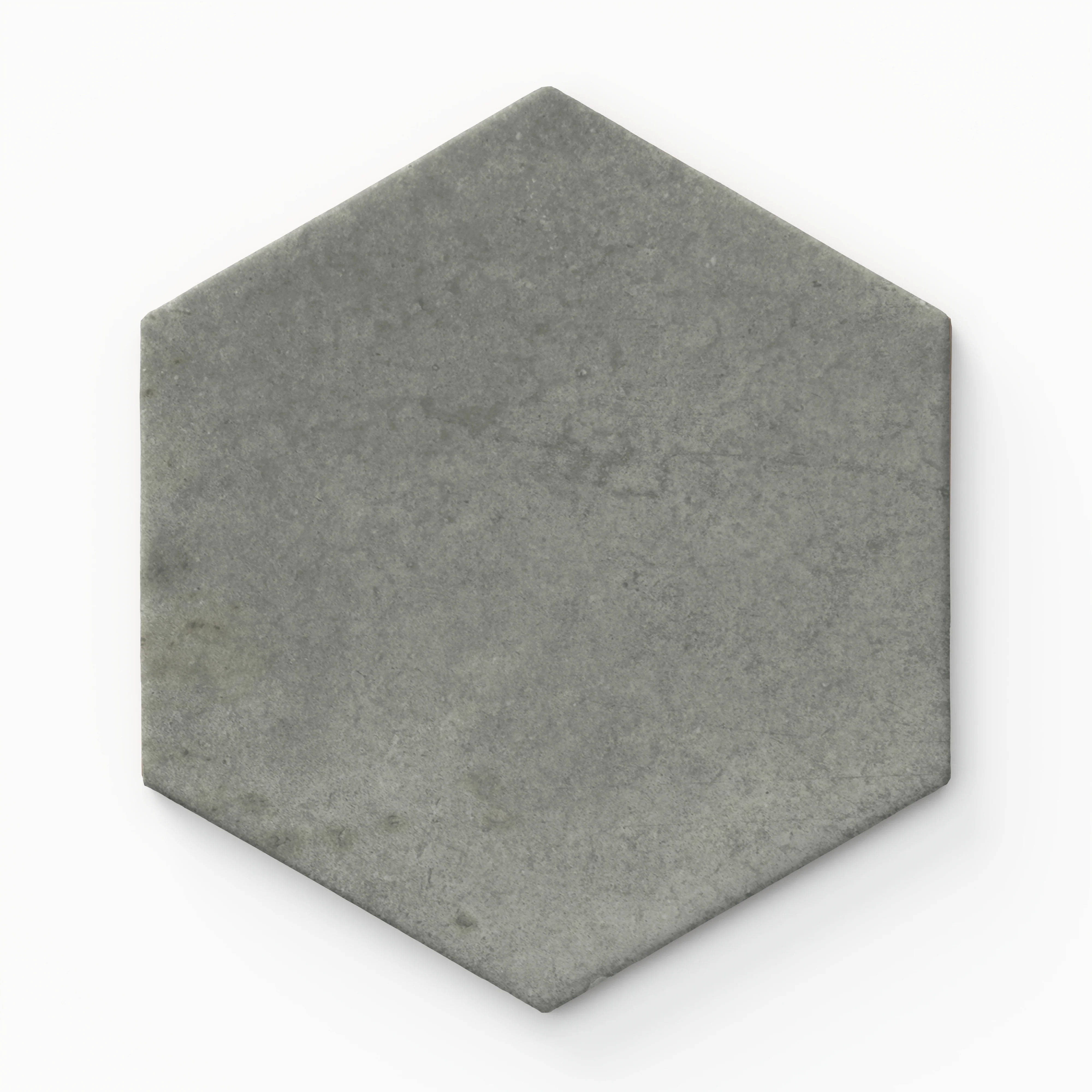 Juliet 7x8 Hexagon Matte Porcelain Tile in Charcoal - Image 2