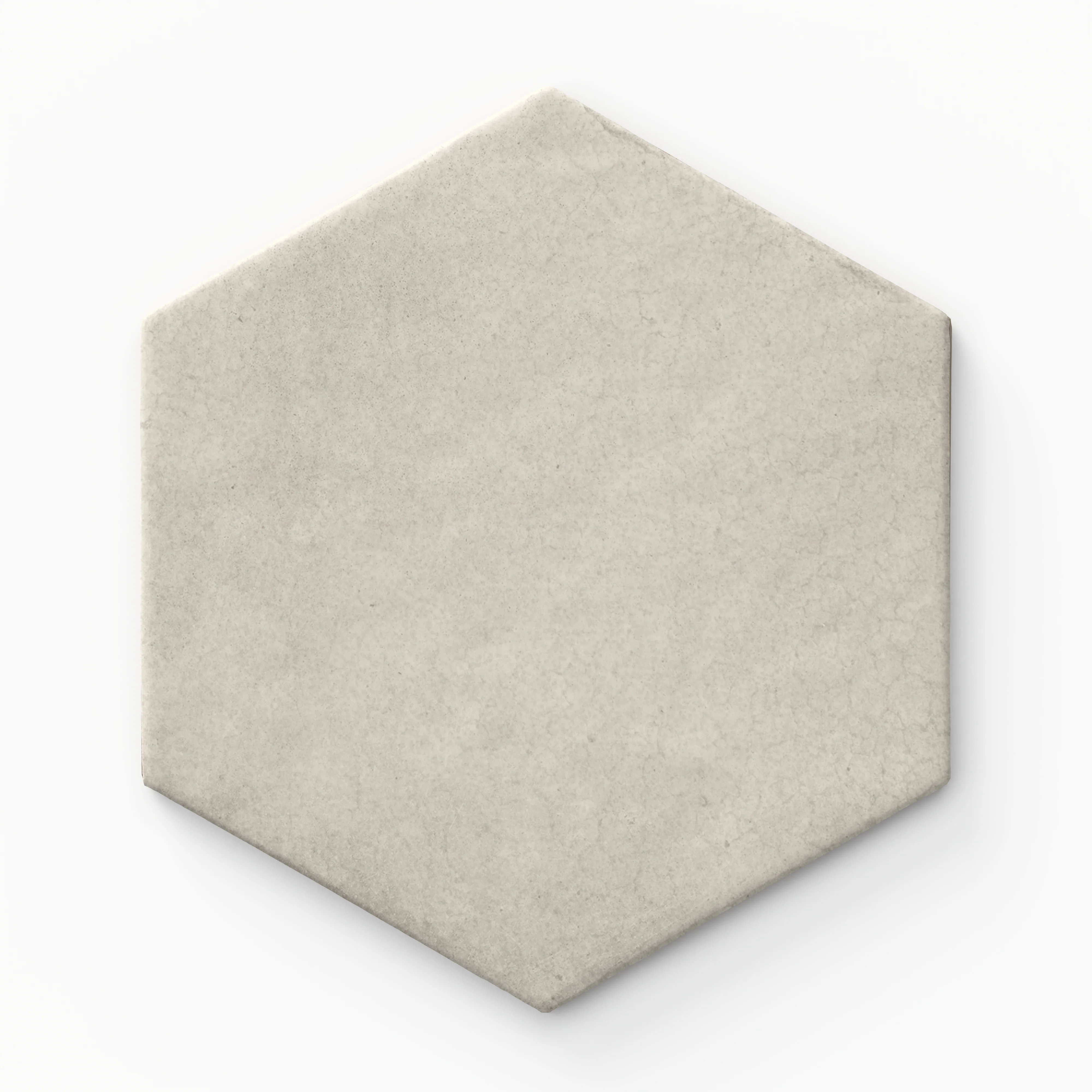 Juliet 7x8 Hexagon Matte Porcelain Tile in Pearl - Image 3
