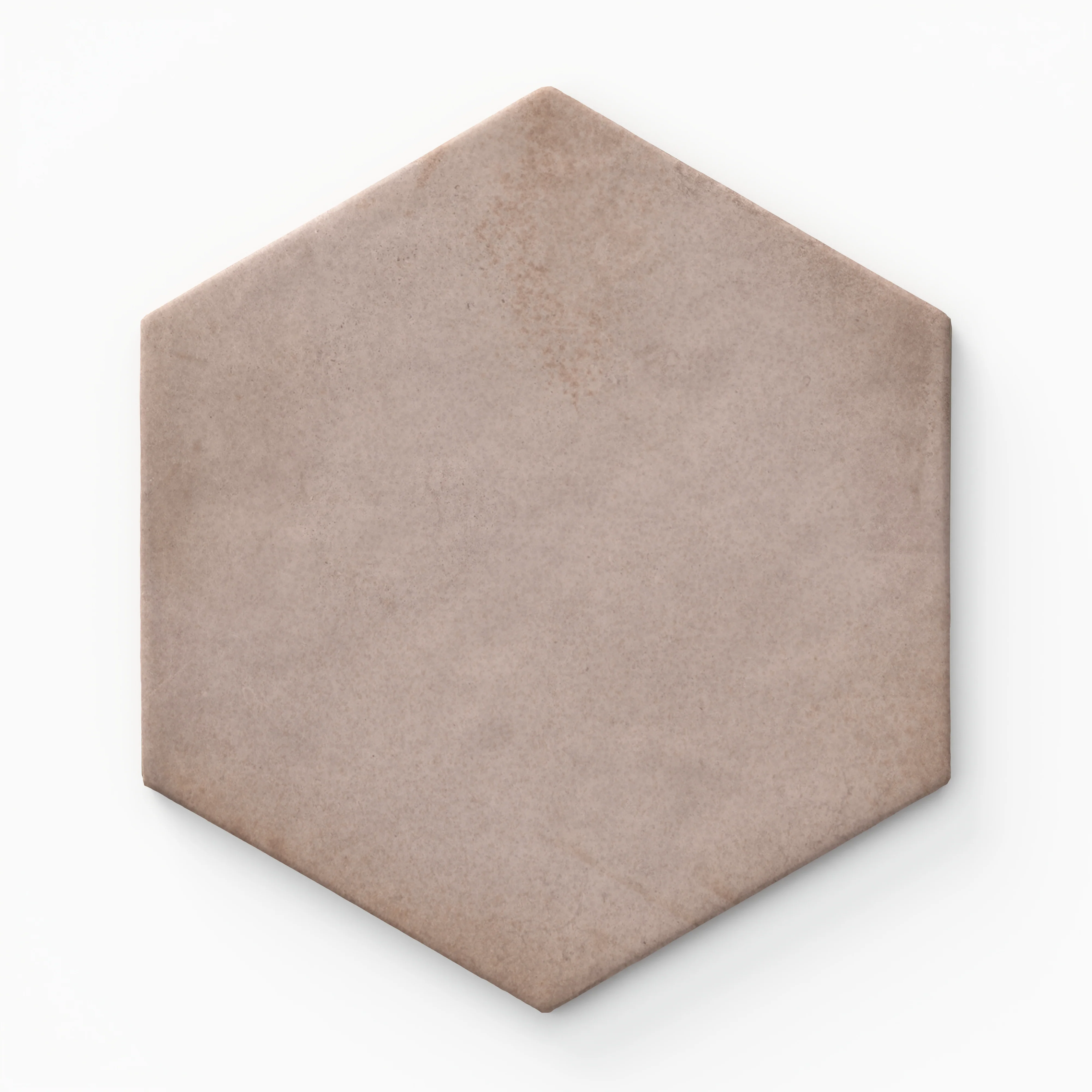 Juliet 7x8 Matte Hexagon in Rosewood Sample