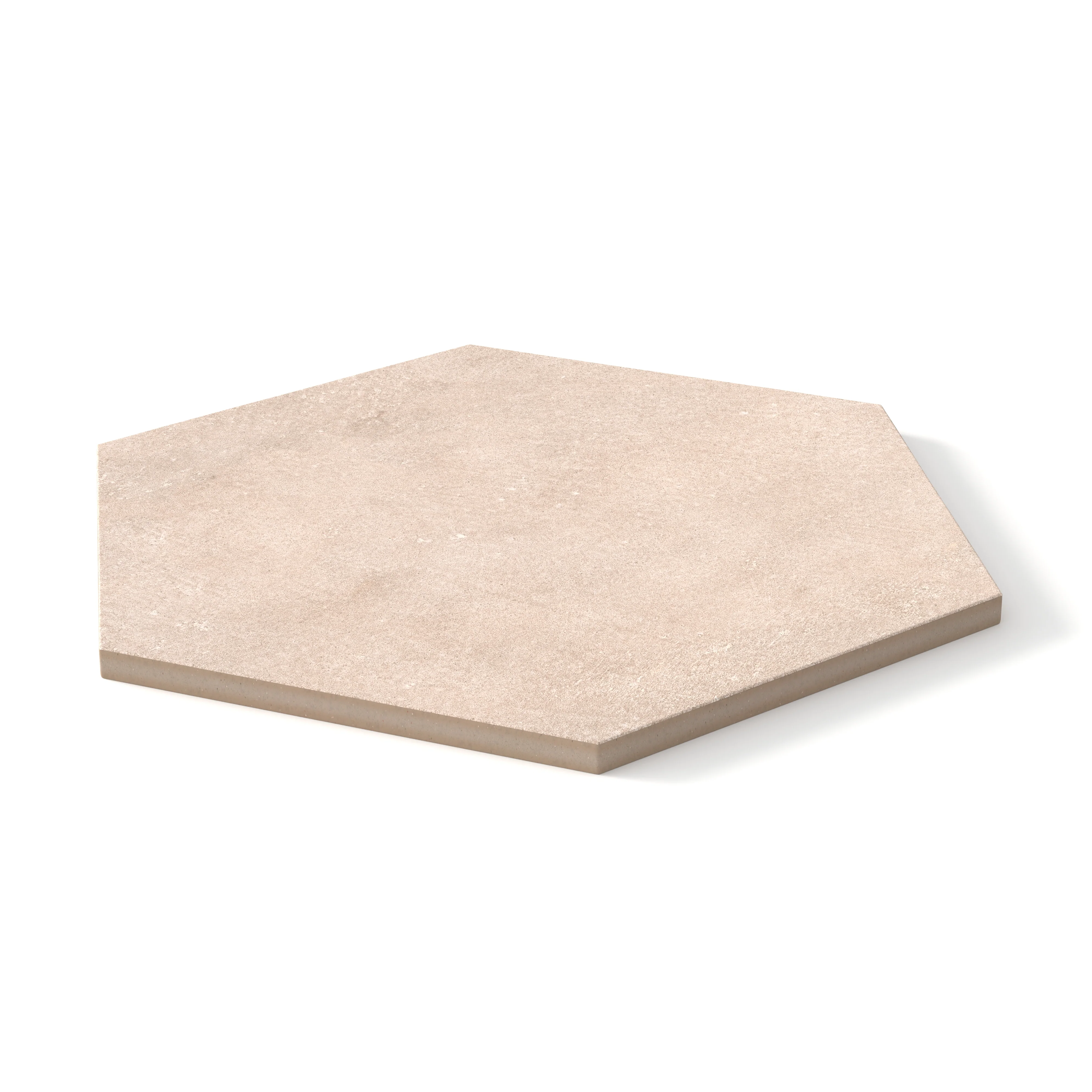 Kai 10x10 Matte Porcelain Hexagon Tile in Alabaster - Image 2