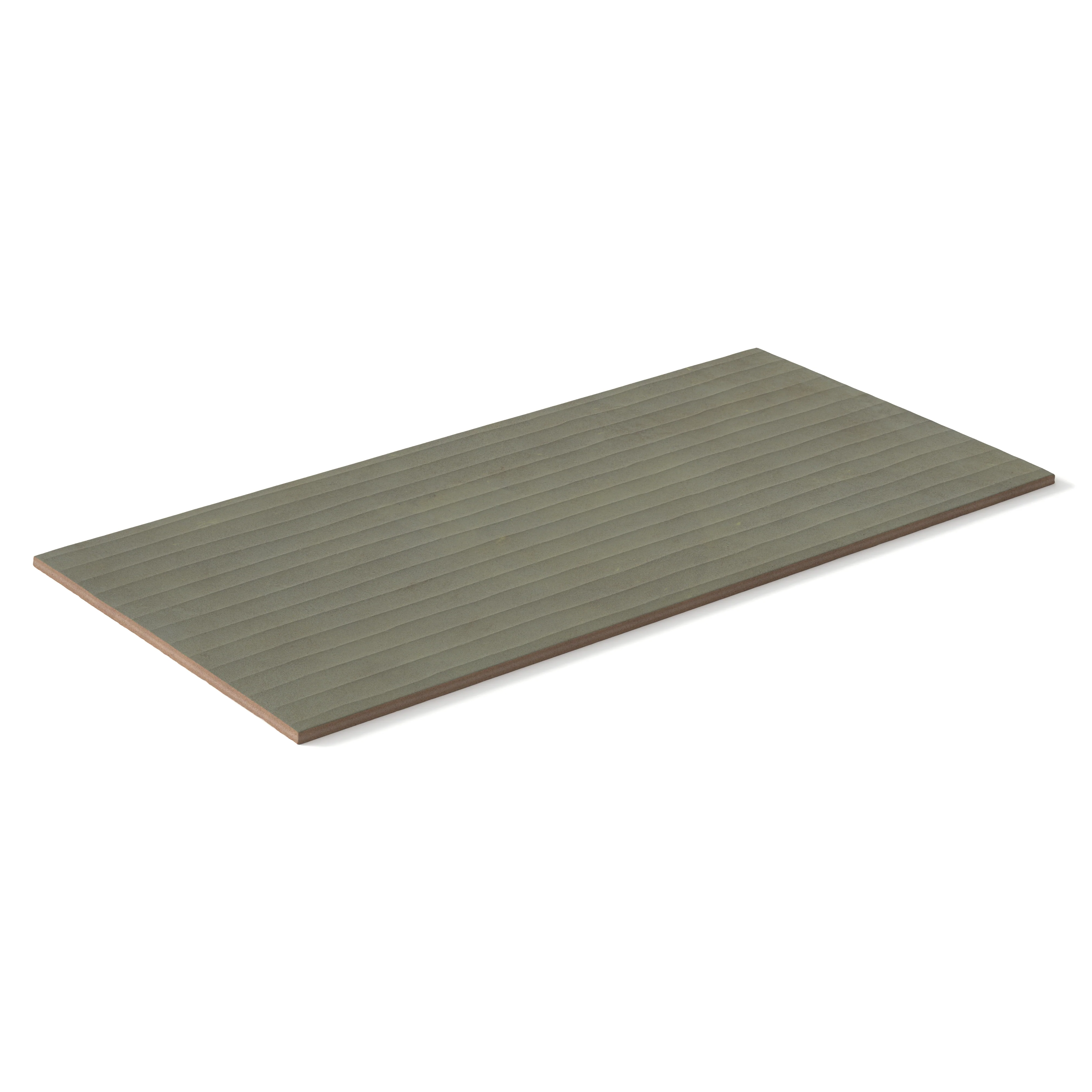 Kai 12x24 Fluted Matte Porcelain Tile in Jade - Image 3