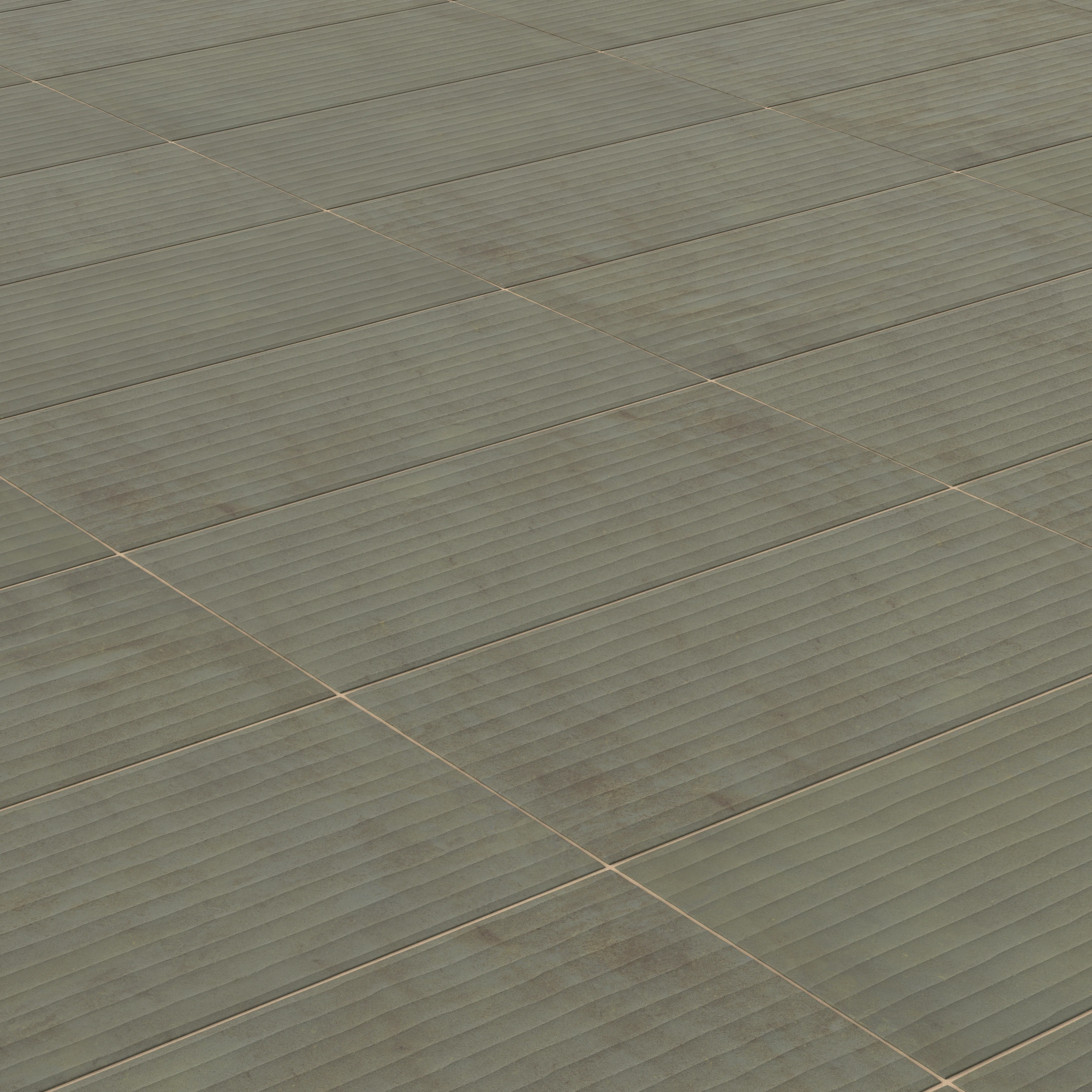 Kai 12x24 Fluted Matte Porcelain Tile in Jade - Image 4