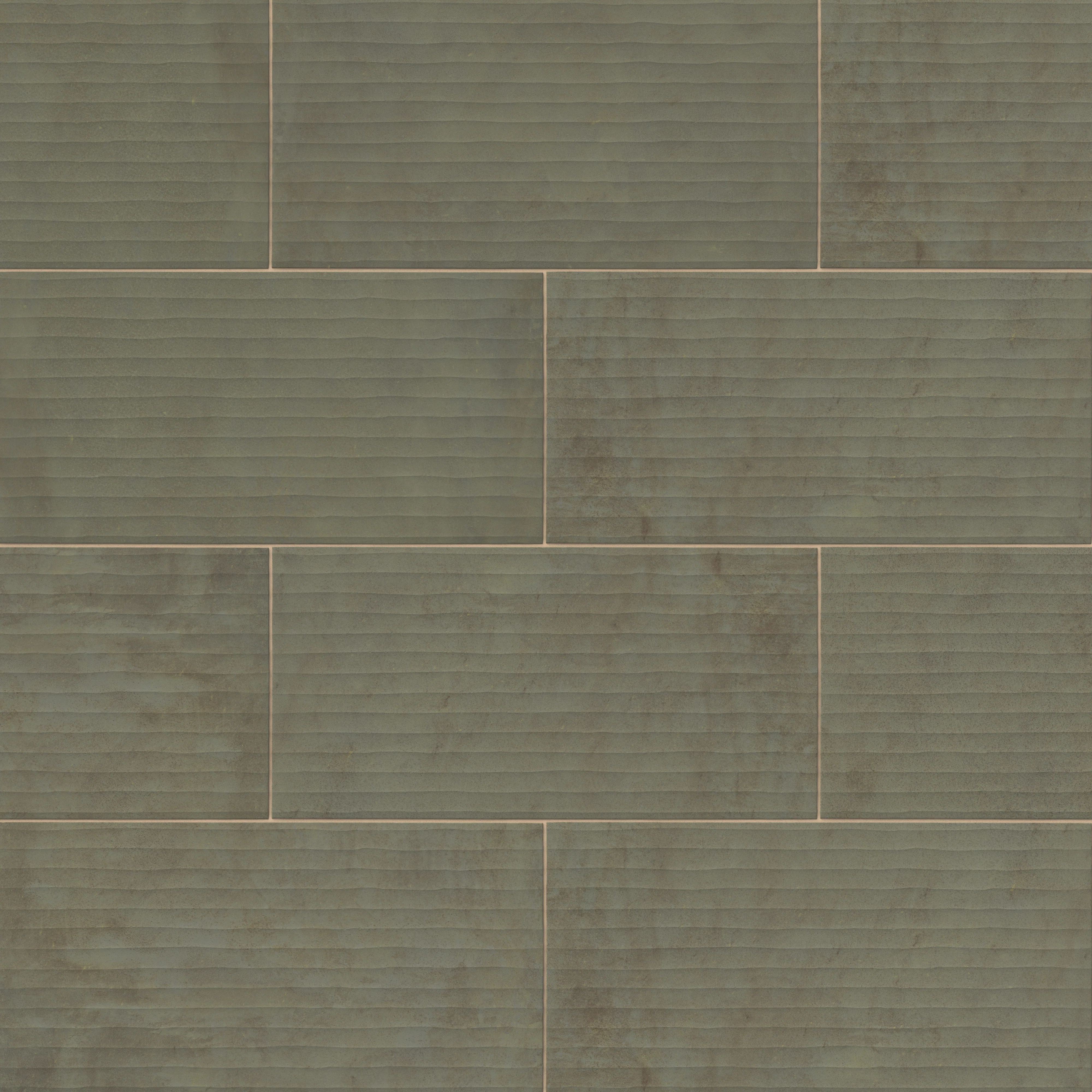Kai 12x24 Fluted Matte Porcelain Tile in Jade - Image 7