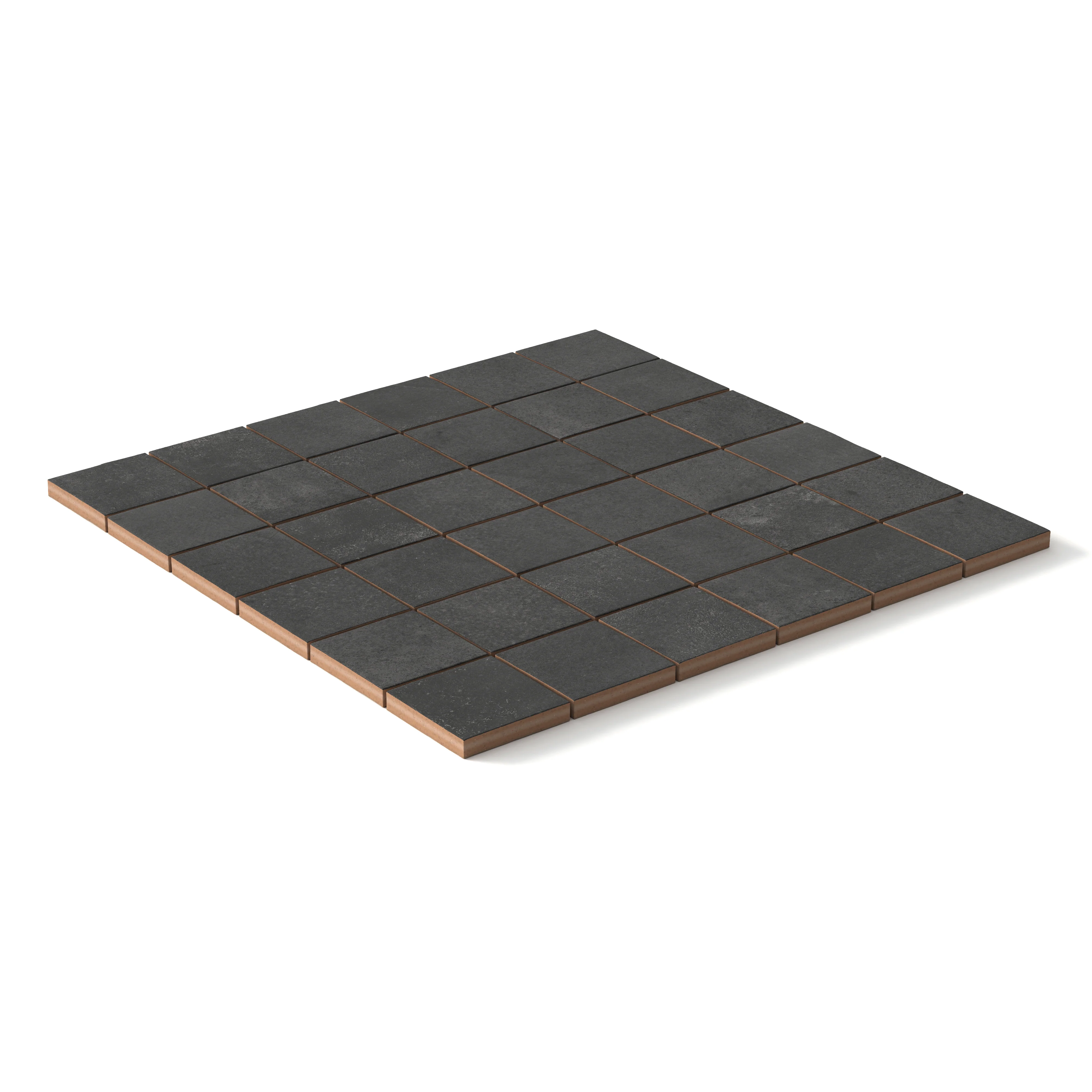 Kai 2x2 Matte Porcelain Mosaic Tile in Moka - Image 2
