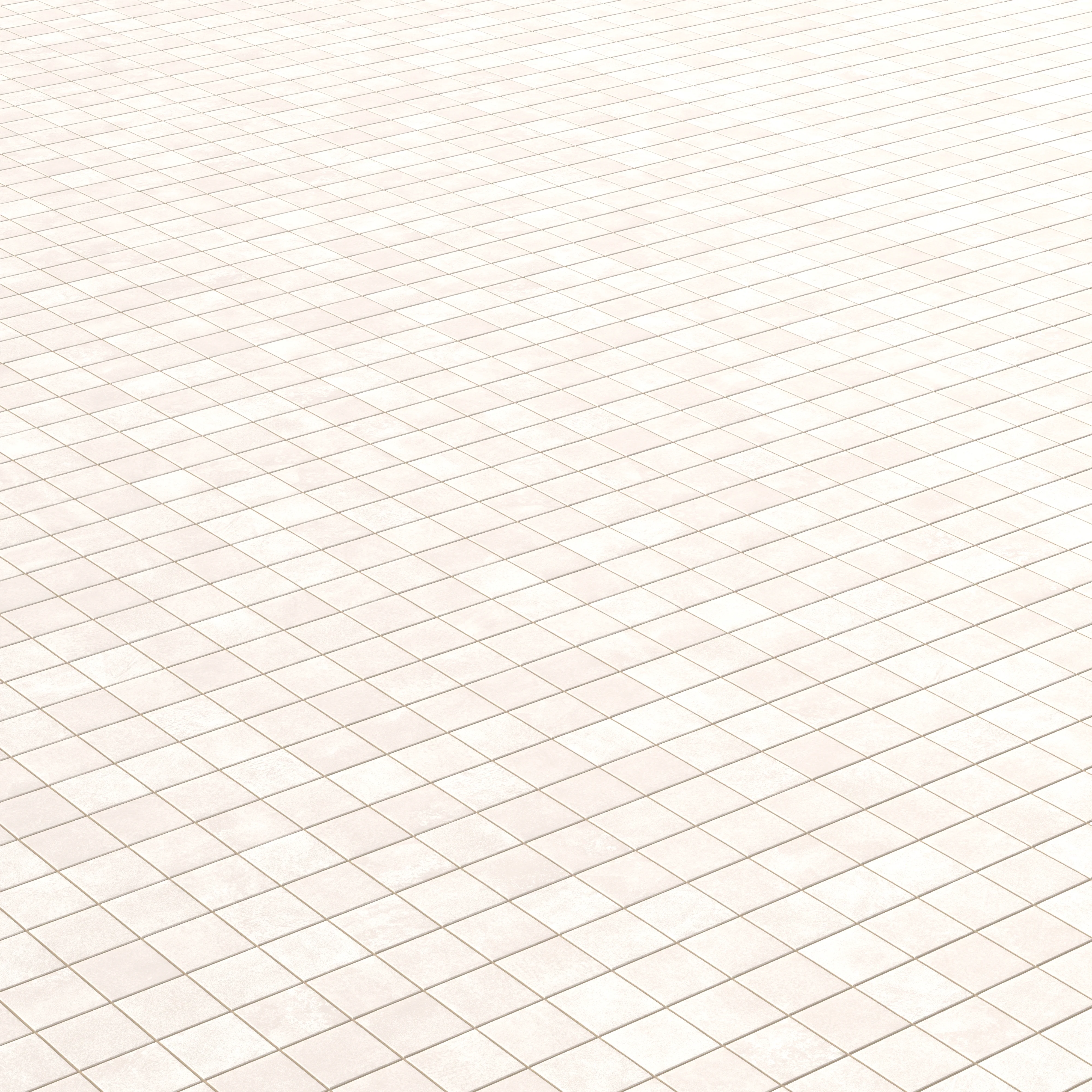 Kai 2x2 Matte Porcelain Mosaic Tile in Whisper - Image 3