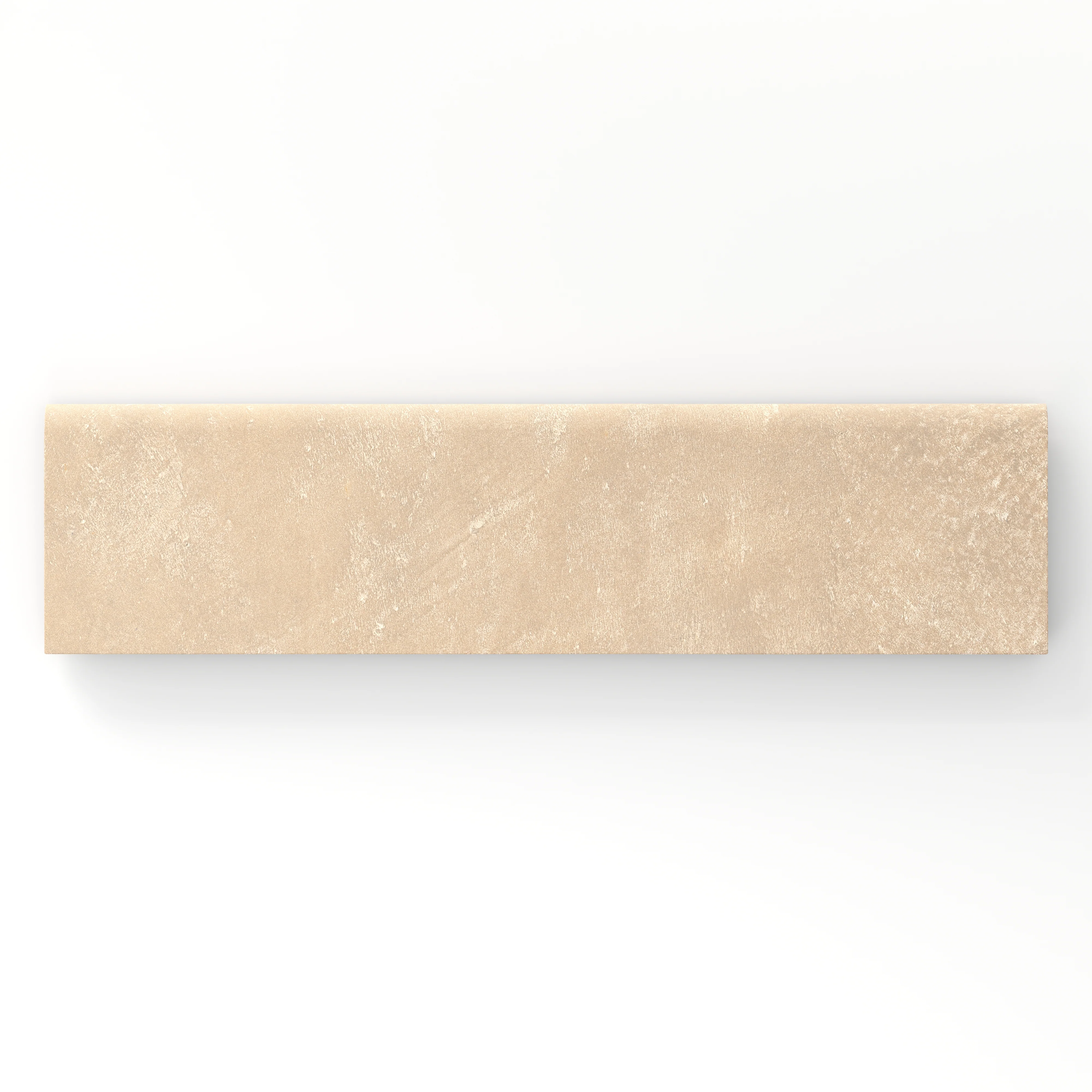 Kai 3x12 Bullnose Matte Porcelain Tile in Almond