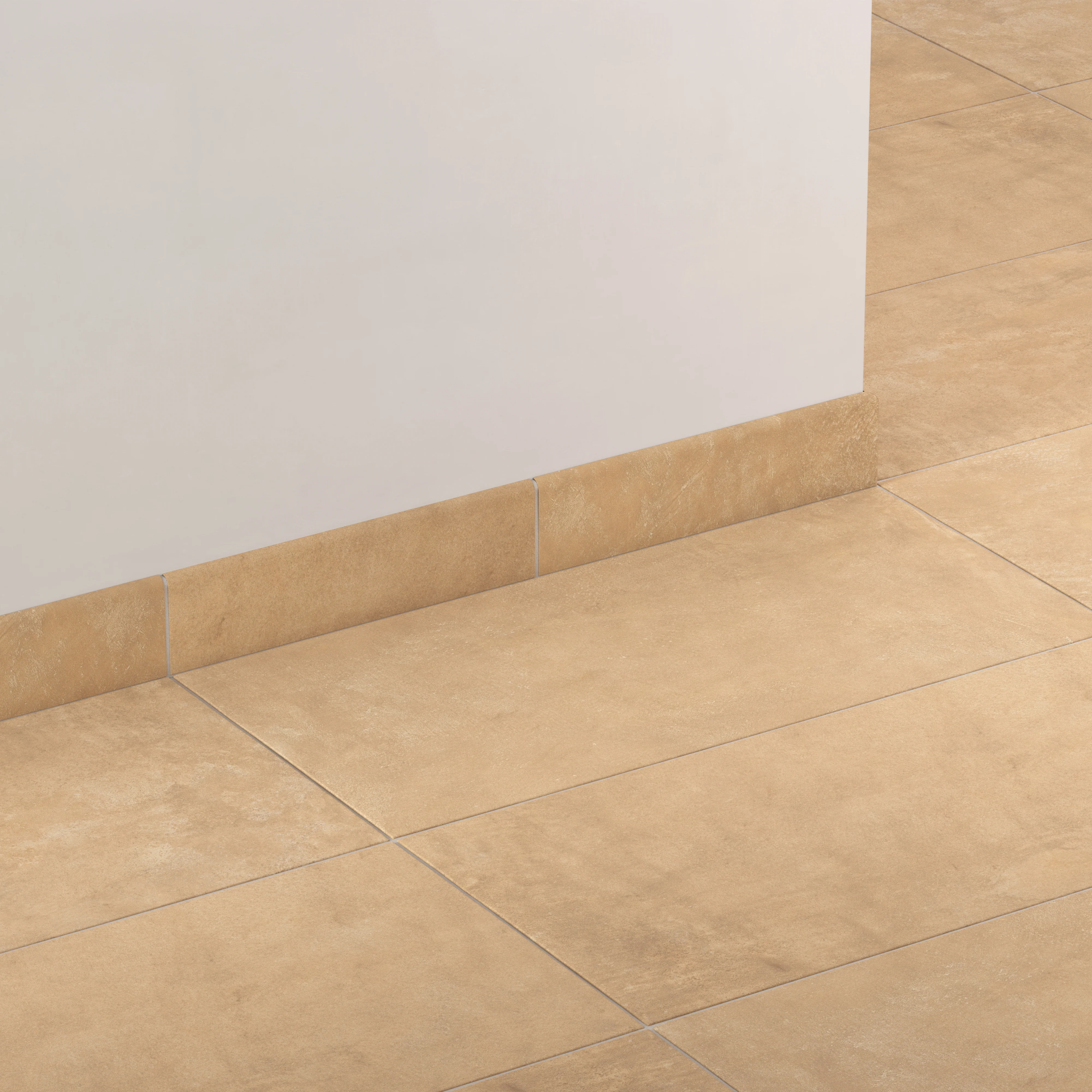 Kai 3x12 Bullnose Matte Porcelain Tile in Buttercup - Image 3
