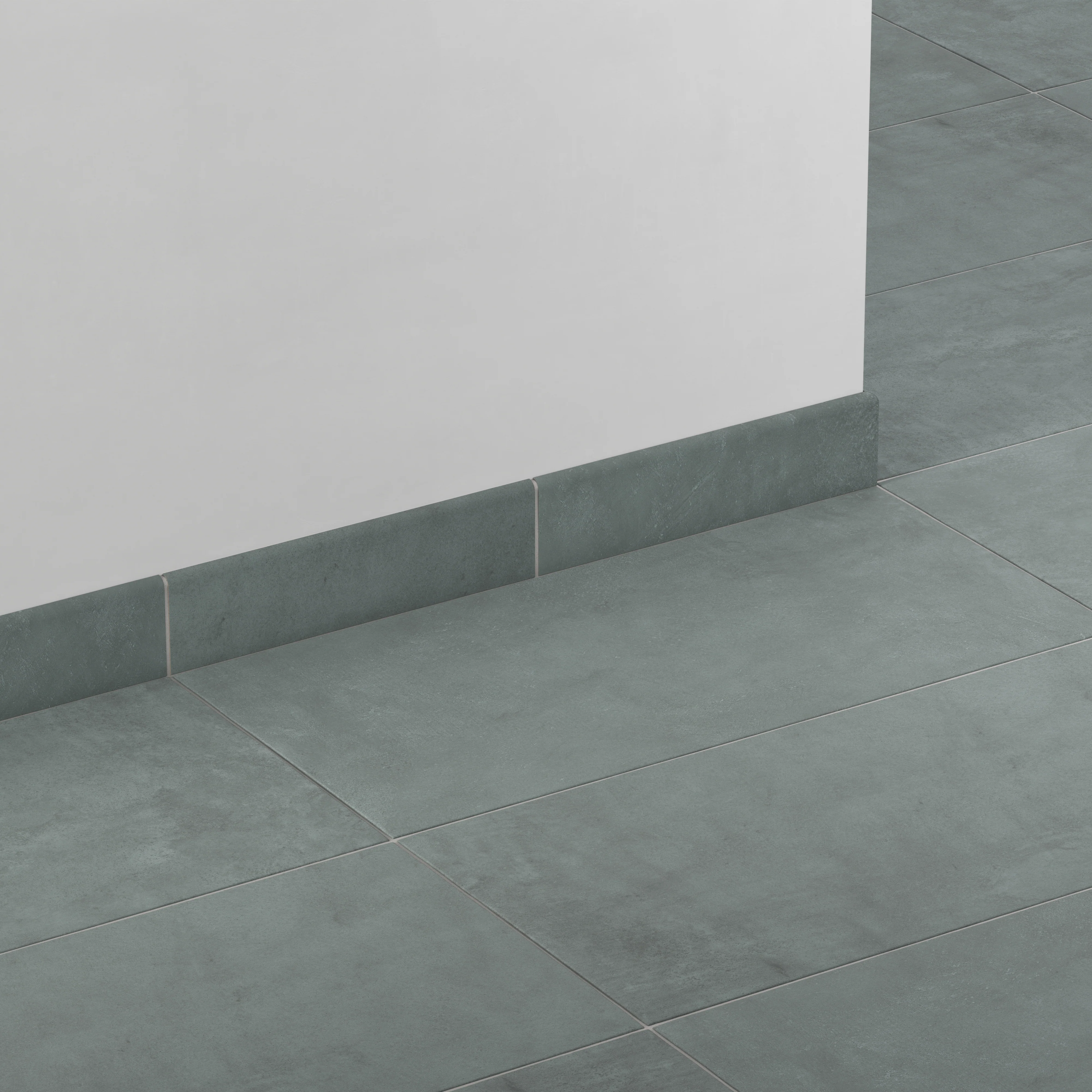 Kai 3x12 Bullnose Matte Porcelain Tile in Marine - Image 3