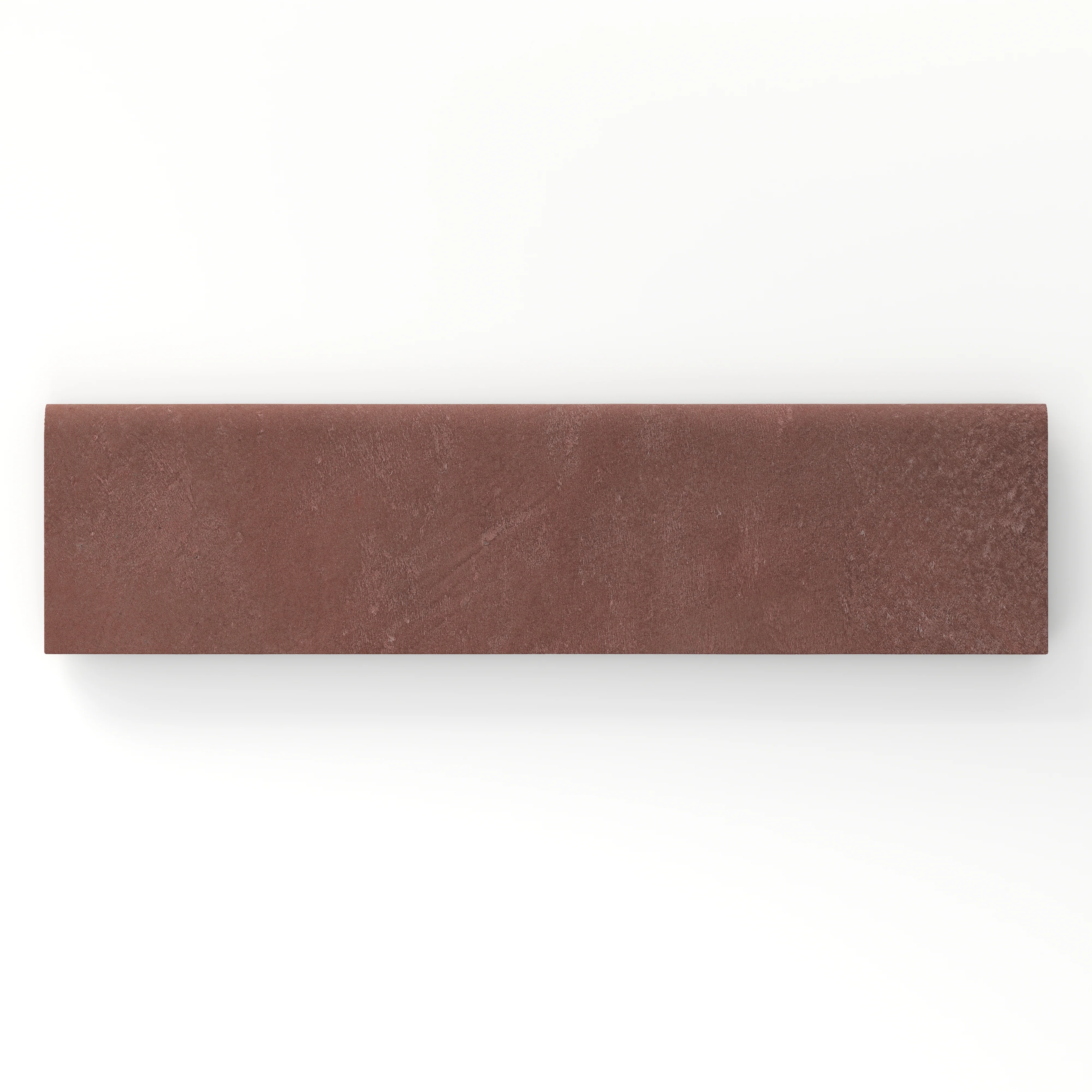 Kai 3x12 Bullnose Matte Porcelain Tile in Marron