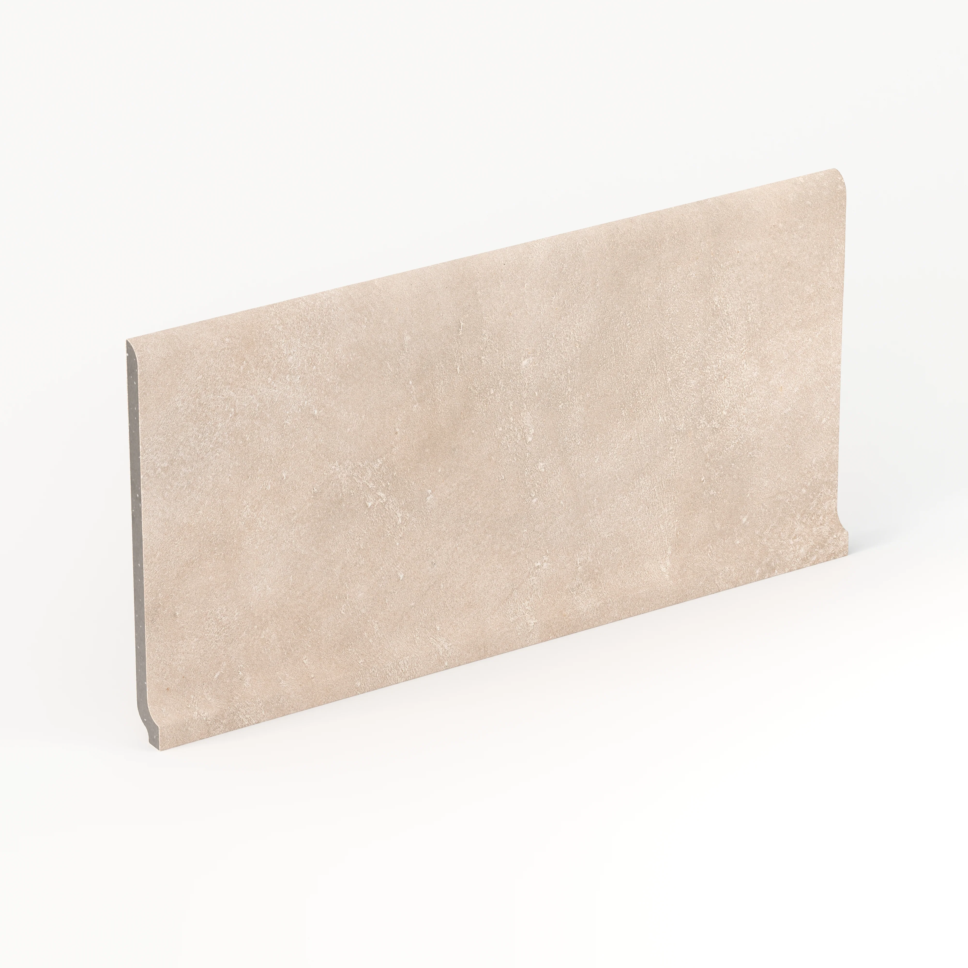 Kai 6x12 Cove Base Matte Porcelain Tile in Alabaster - Image 2
