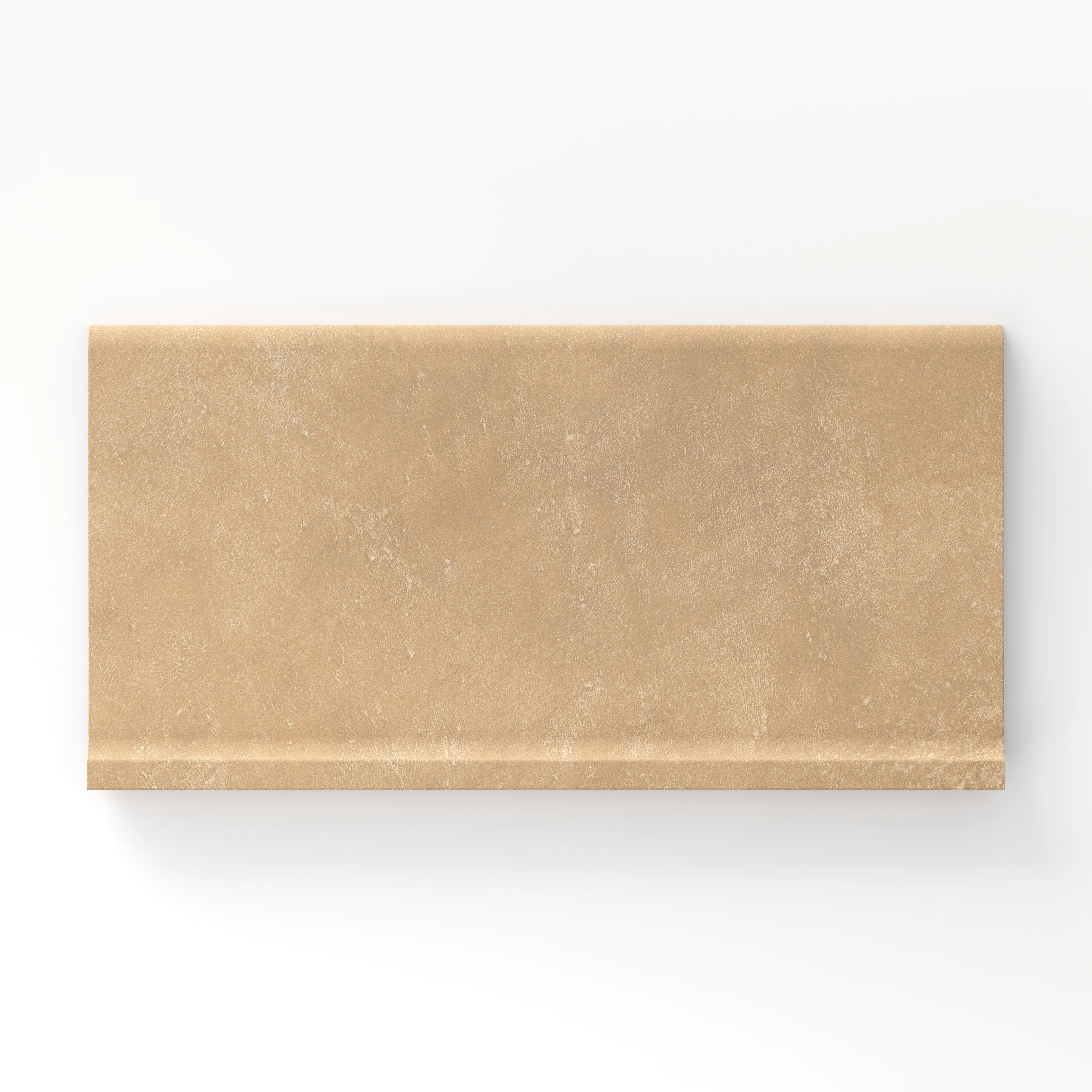 Kai 6x12 Cove Base Matte Porcelain Tile in Buttercup