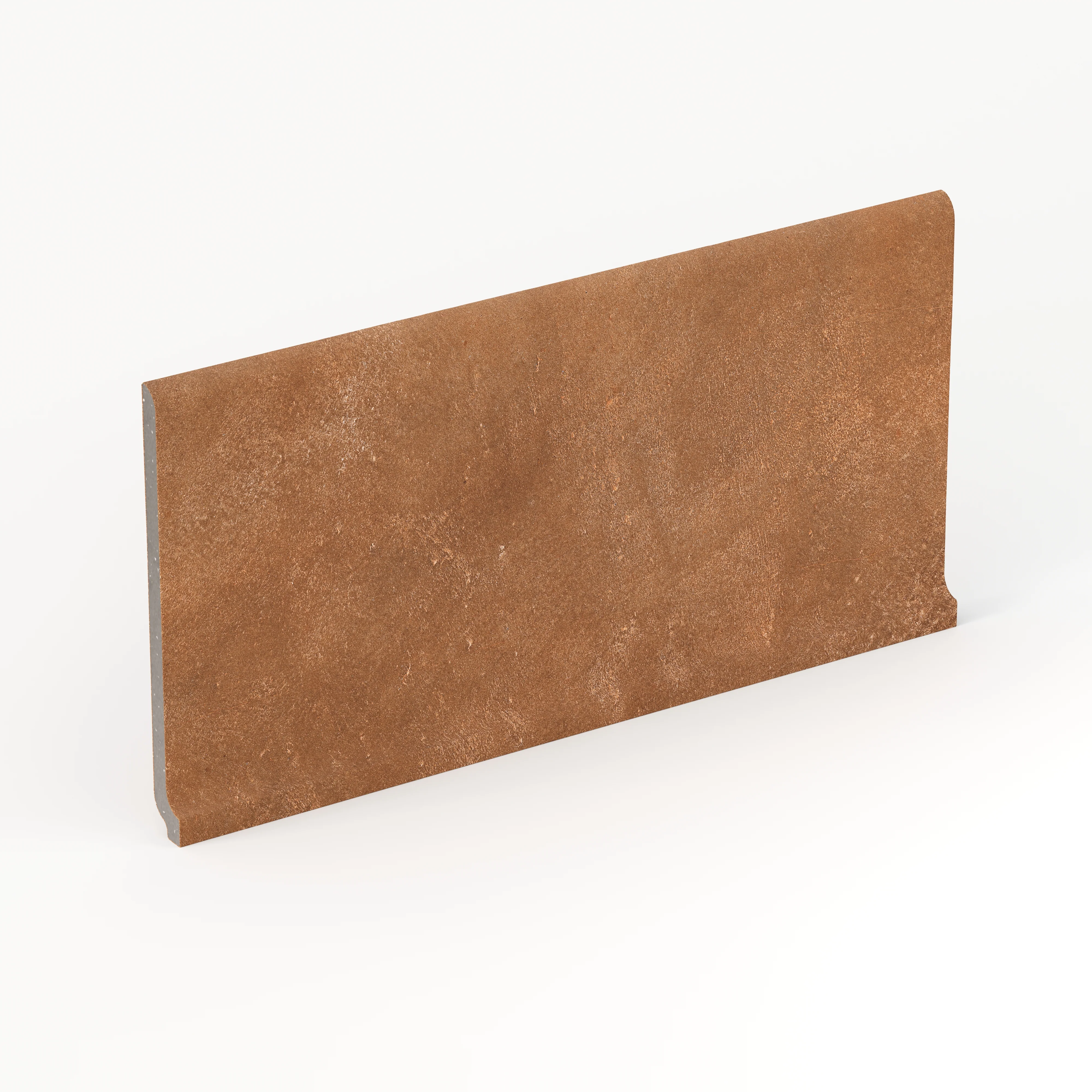 Kai 6x12 Cove Base Matte Porcelain Tile in Terracotta - Image 2