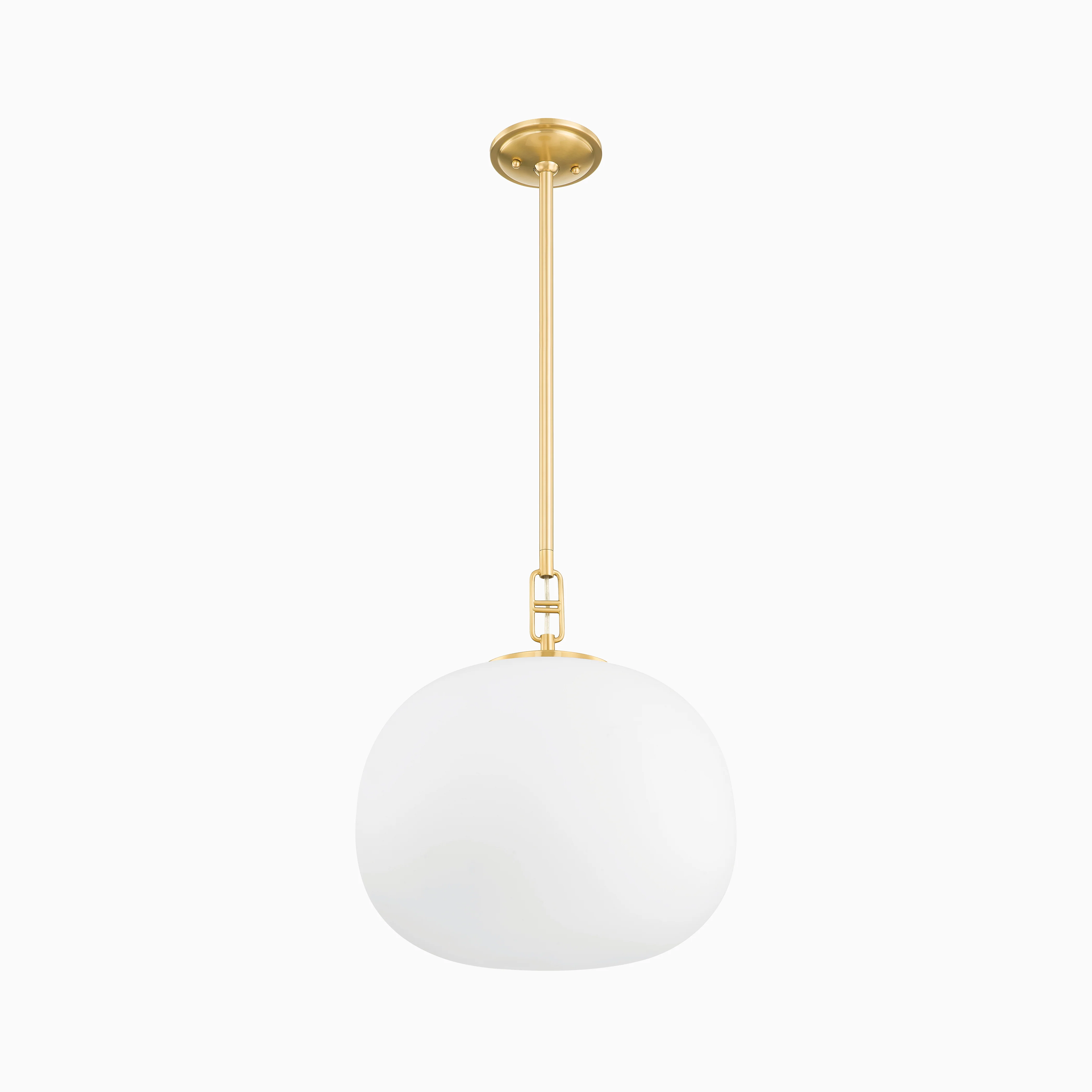 Kaley 16" Pendant in Aged Brass - Image 3
