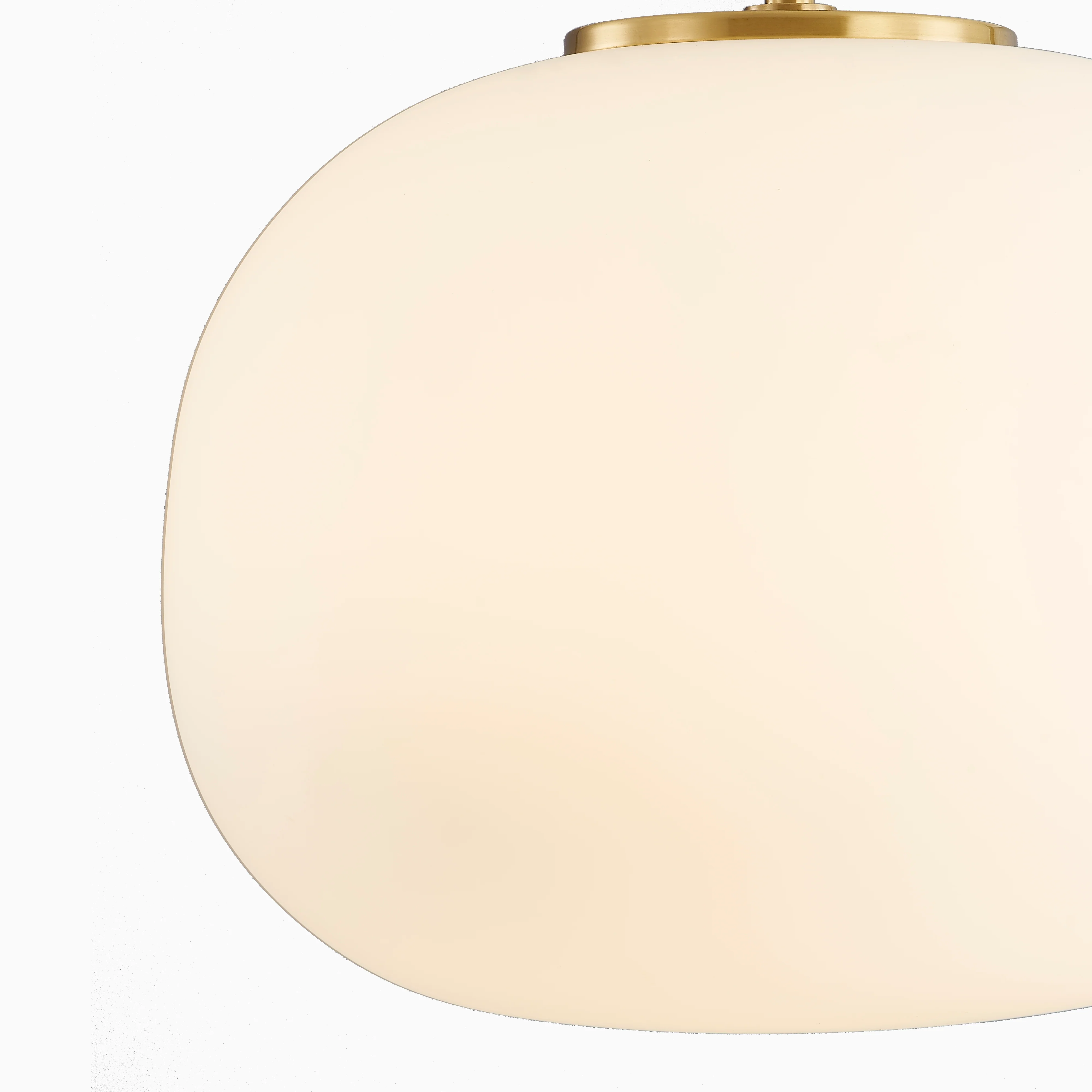 Kaley 16" Pendant in Aged Brass - Image 4