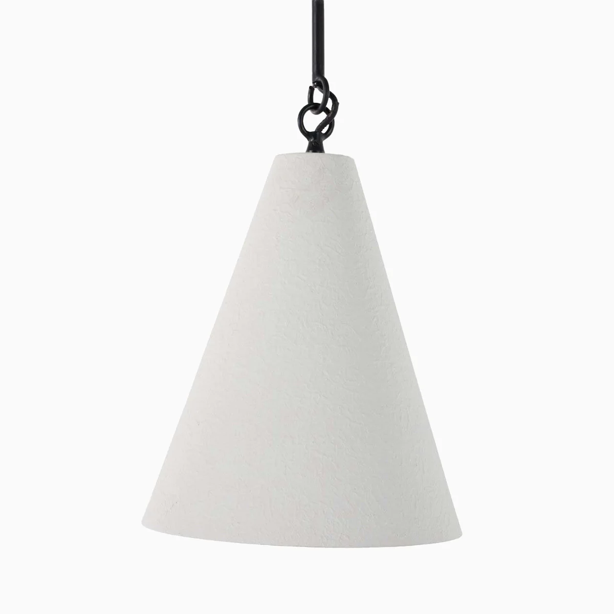 Kane Pendant in Matte White Plaster - Image 3