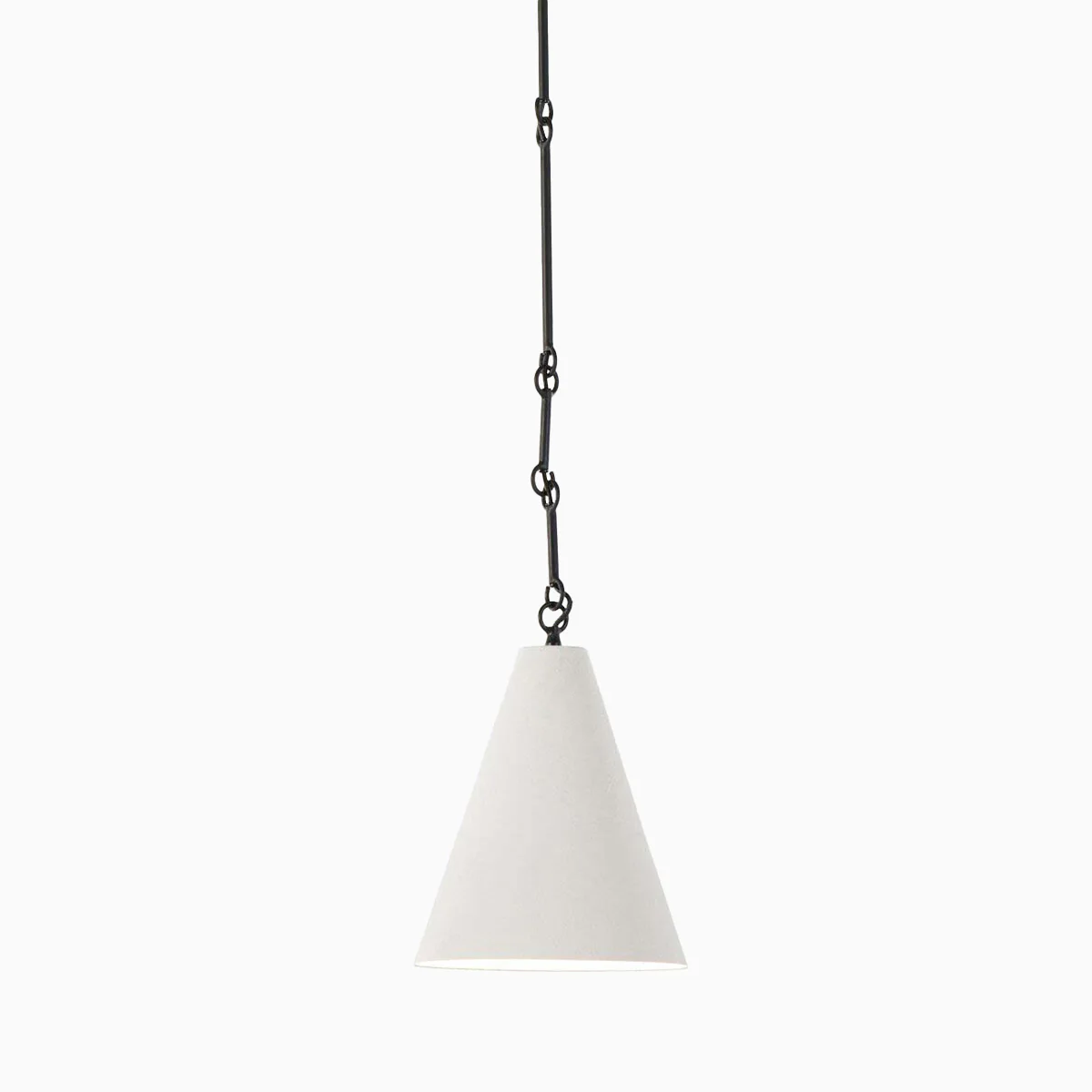 Kane Pendant in Matte White Plaster - Image 5