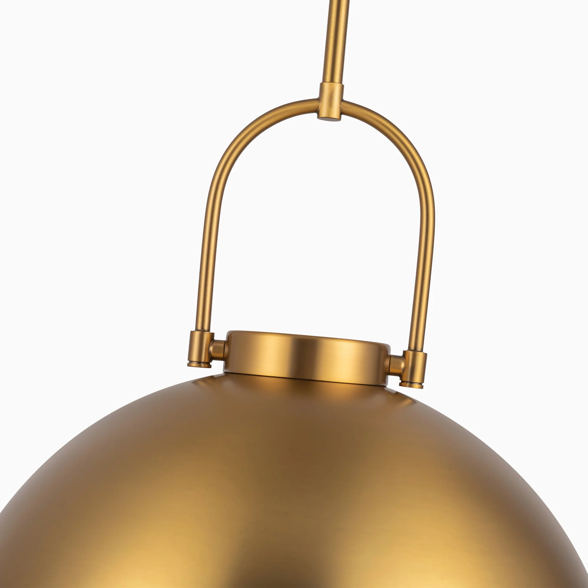 Kealy 16" 1 Light Pendant in Aged Gold/Opal Matte Glass - Image 6