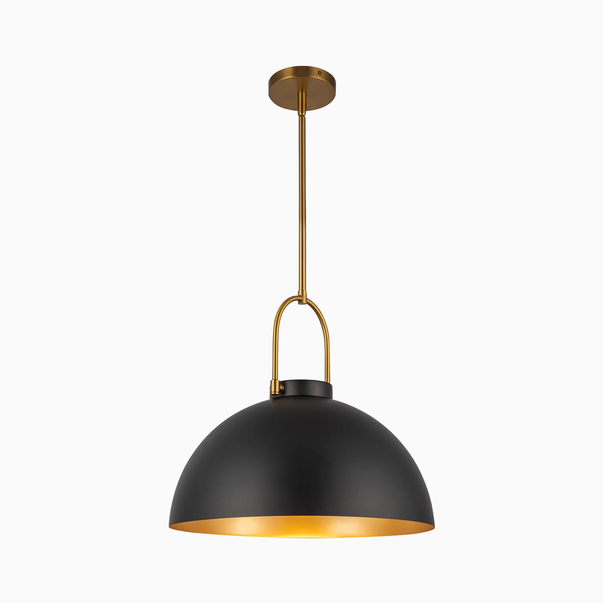 Kealy 16" 1 Light Pendant in Matte Black - Image 2