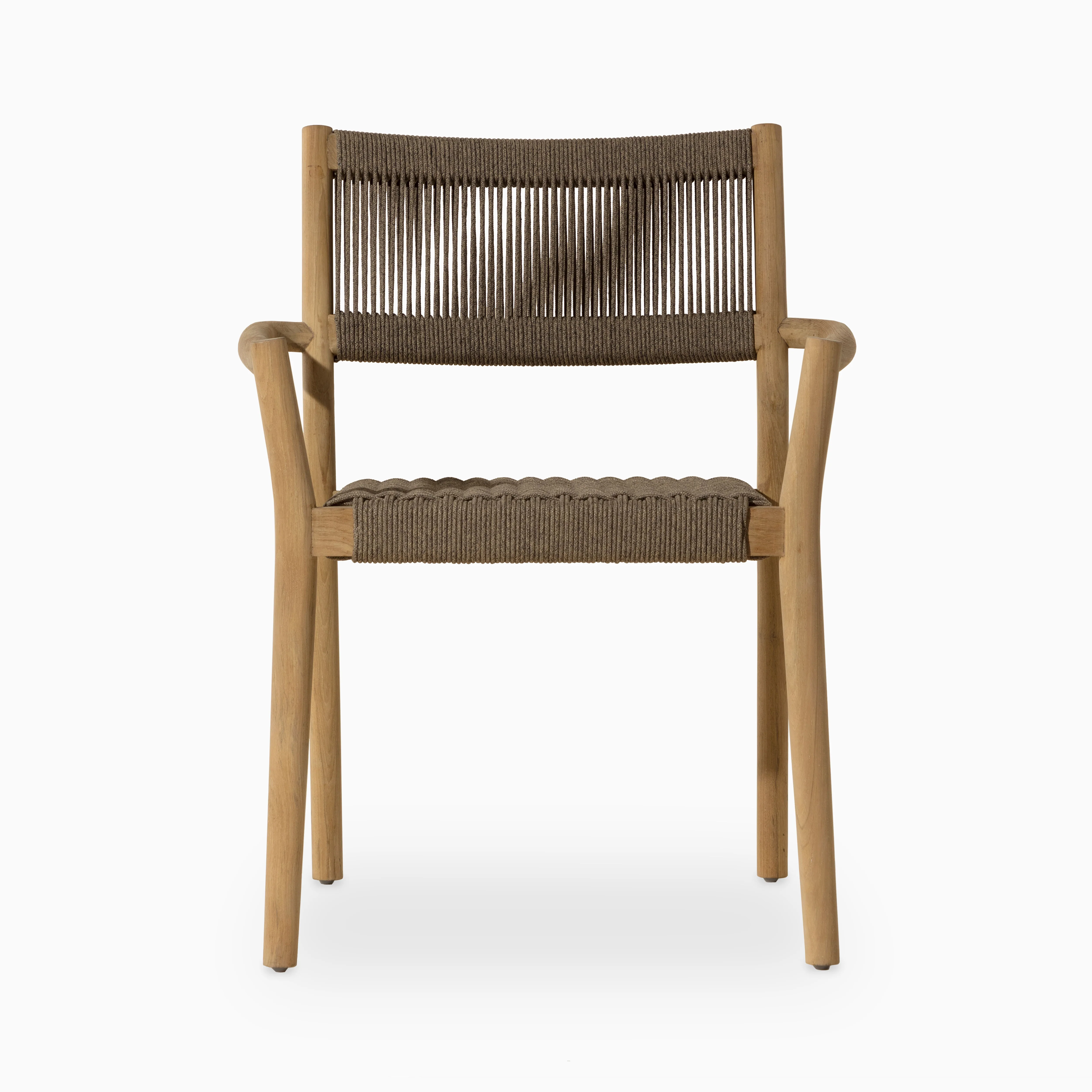 Kendra Outdoor Dining Chairs in Natural, Set of 2 - Image 3