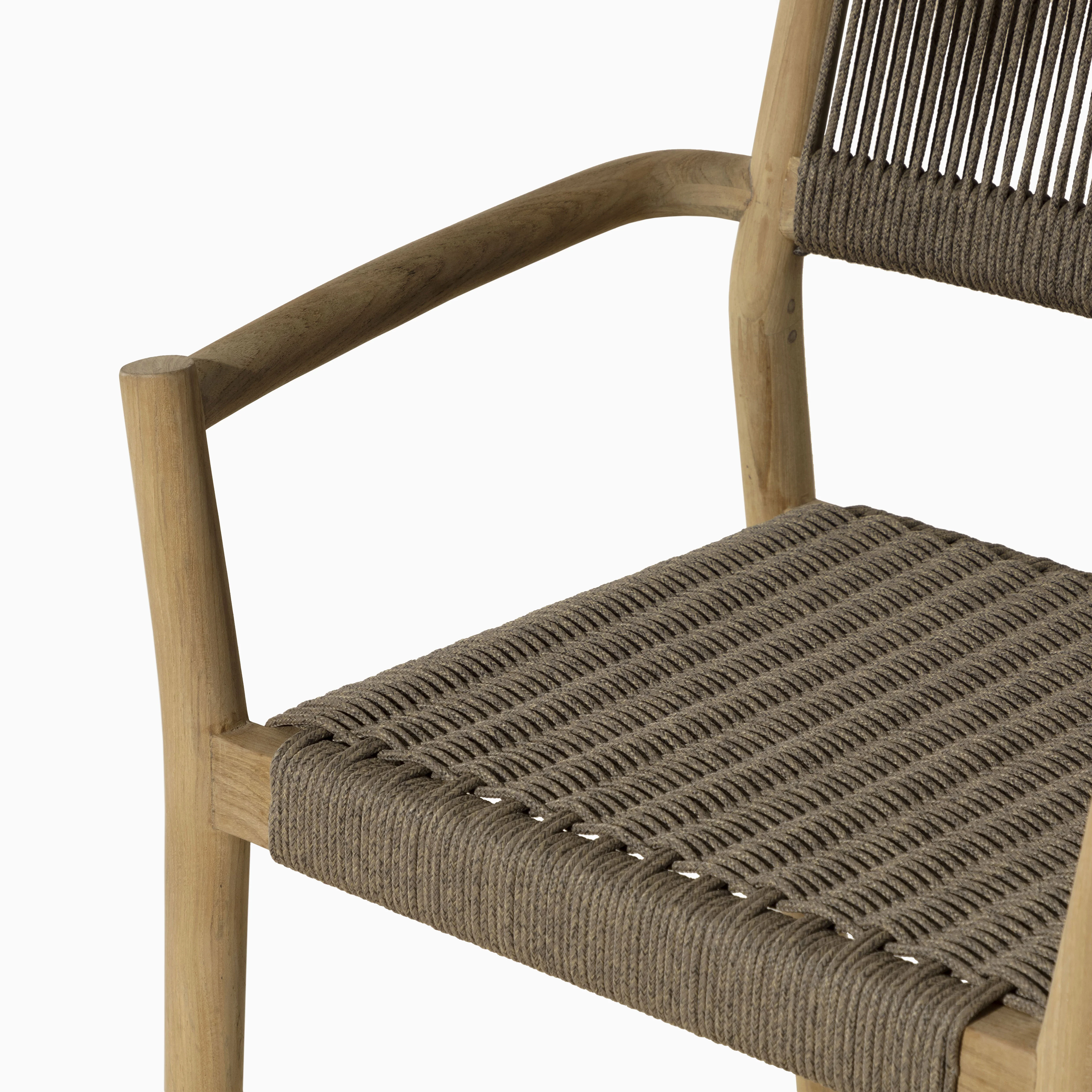 Kendra Outdoor Dining Chairs in Natural, Set of 2 - Image 7