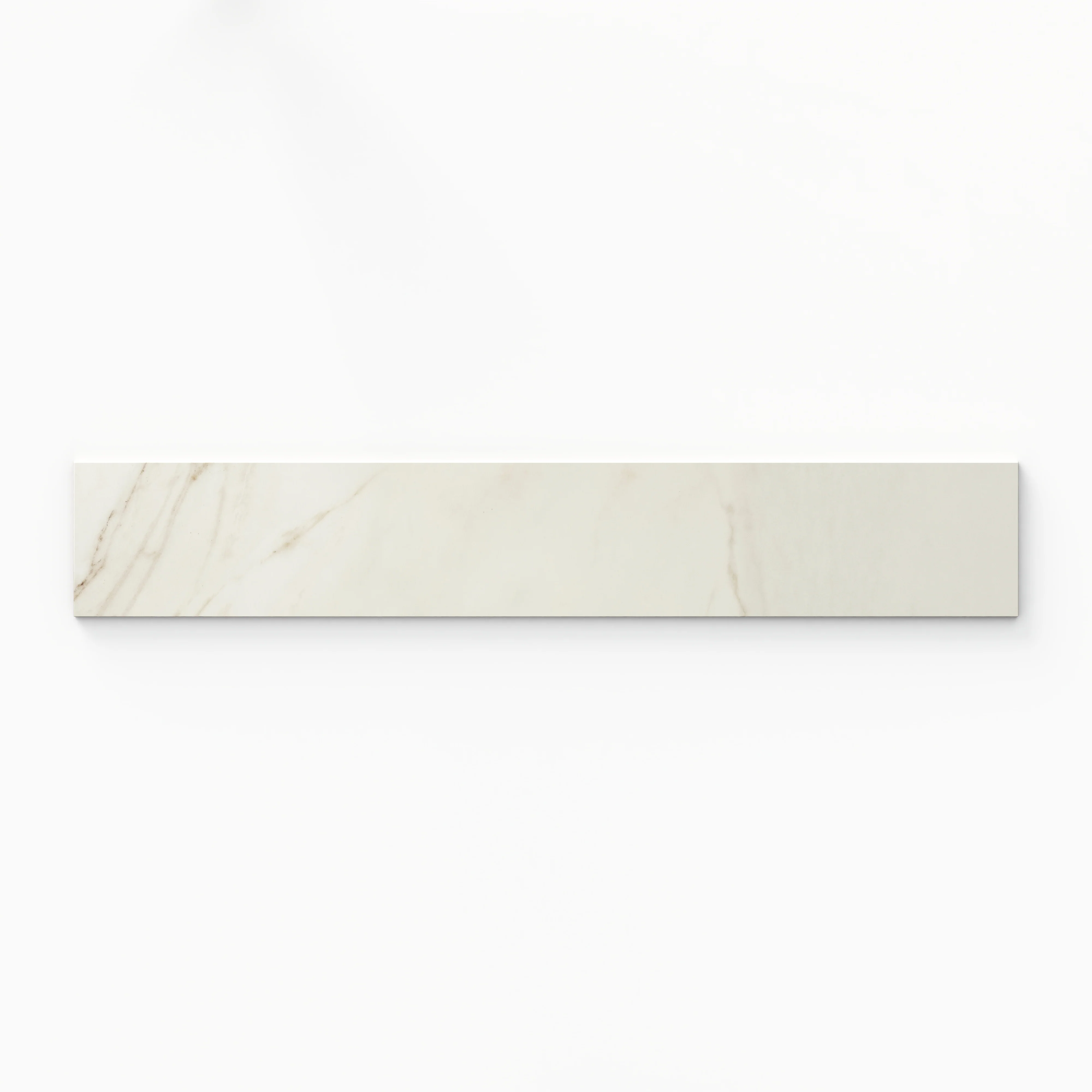 Kendrick 4x24 Satin Porcelain Bullnose Tile in Sand