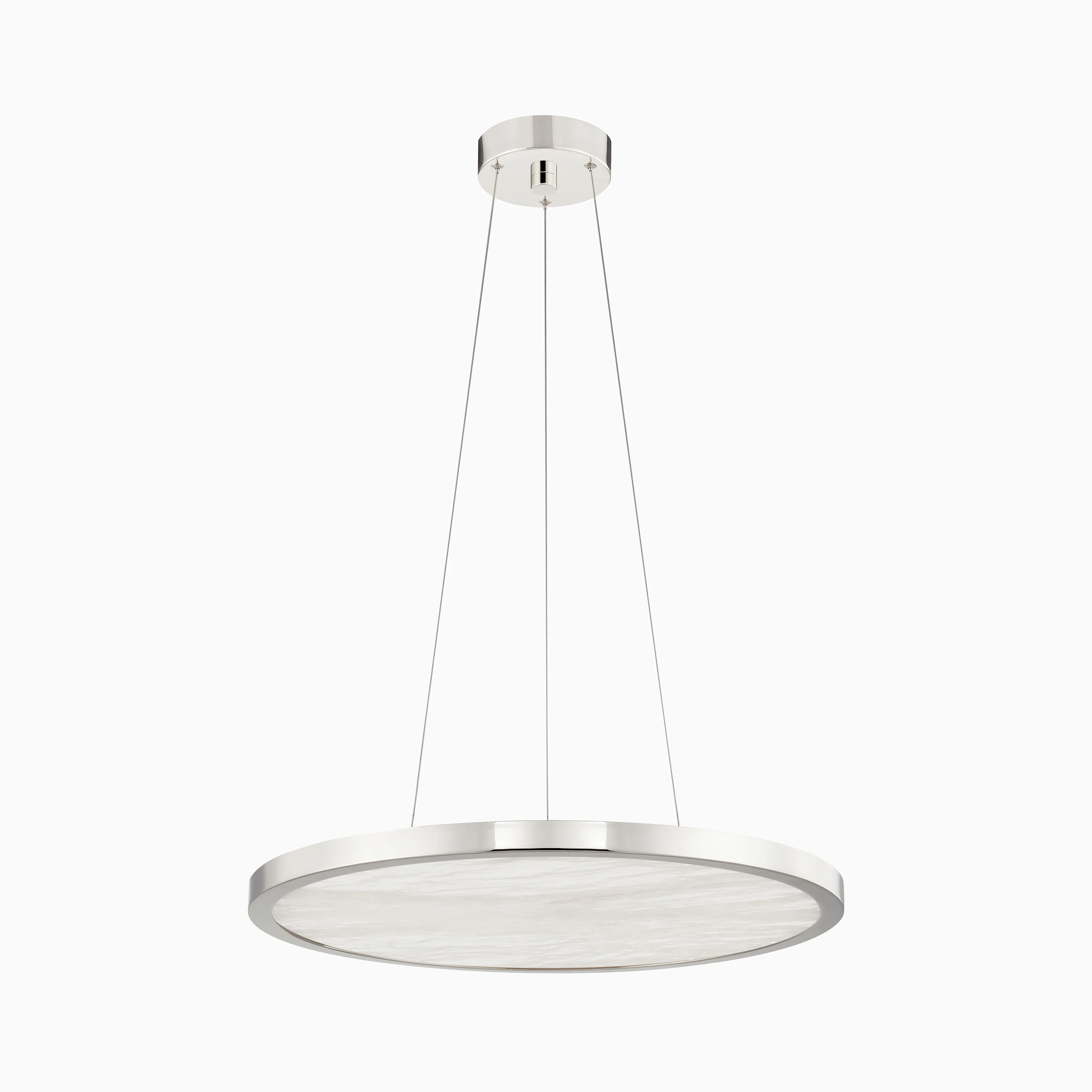 Kennie 24" Chandelier in Polished Nickel