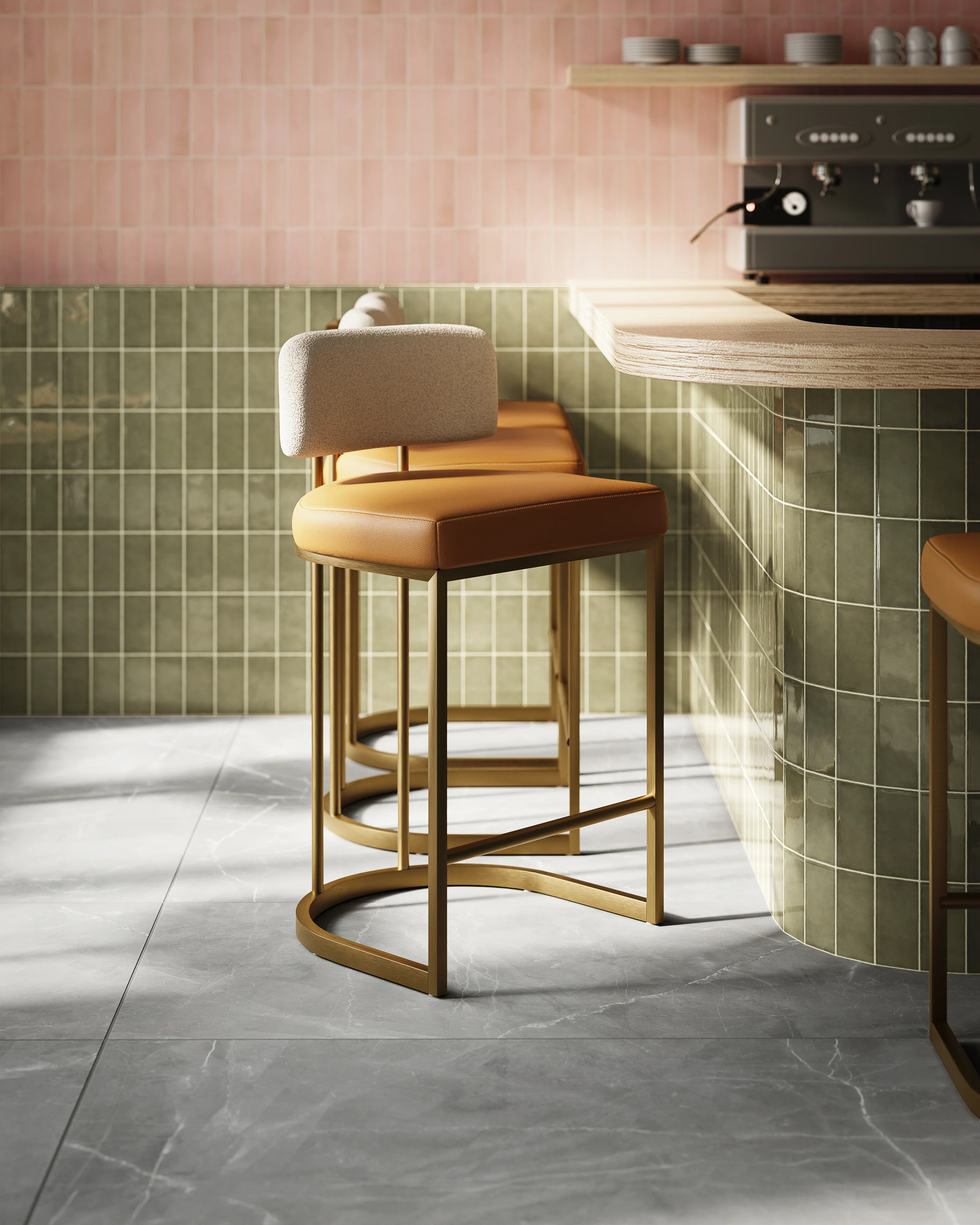 Kenzie Counter Stool in Napa Cognac - Image 9