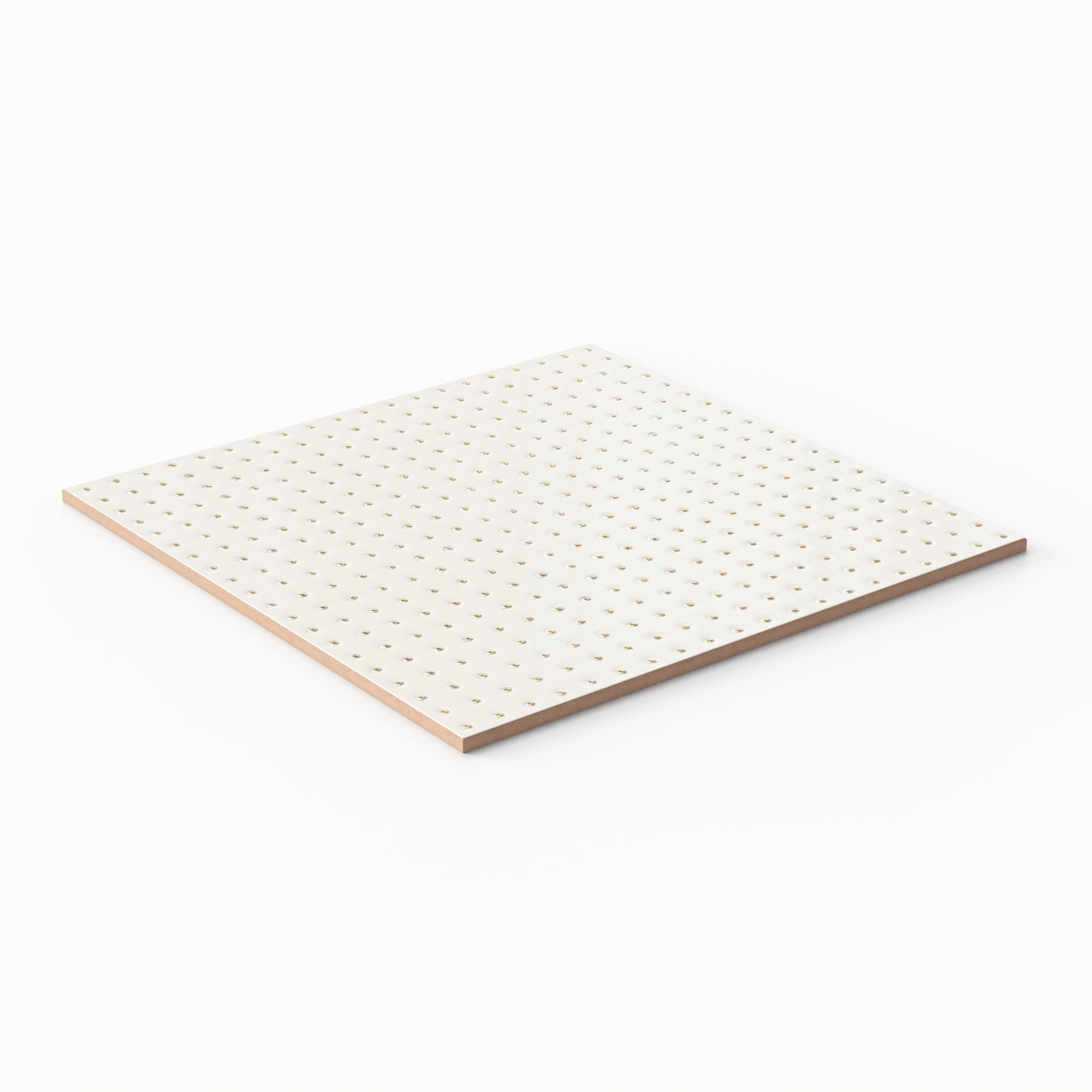 Kira 12x12 Satin Ceramic Tile in Dots White - Image 3