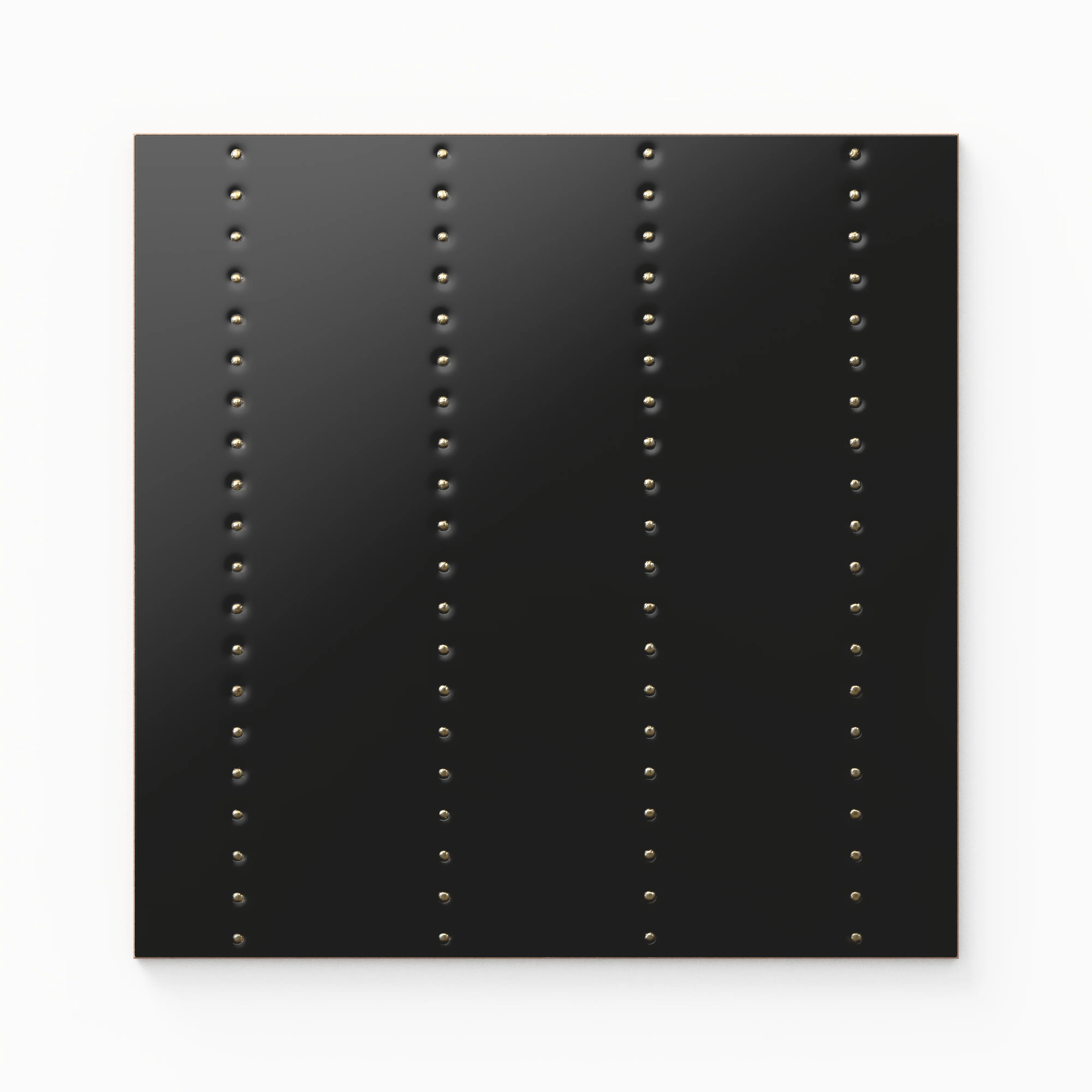 Kira 12x12 Satin Ceramic Tile in Dotted Lines Black - Image 2