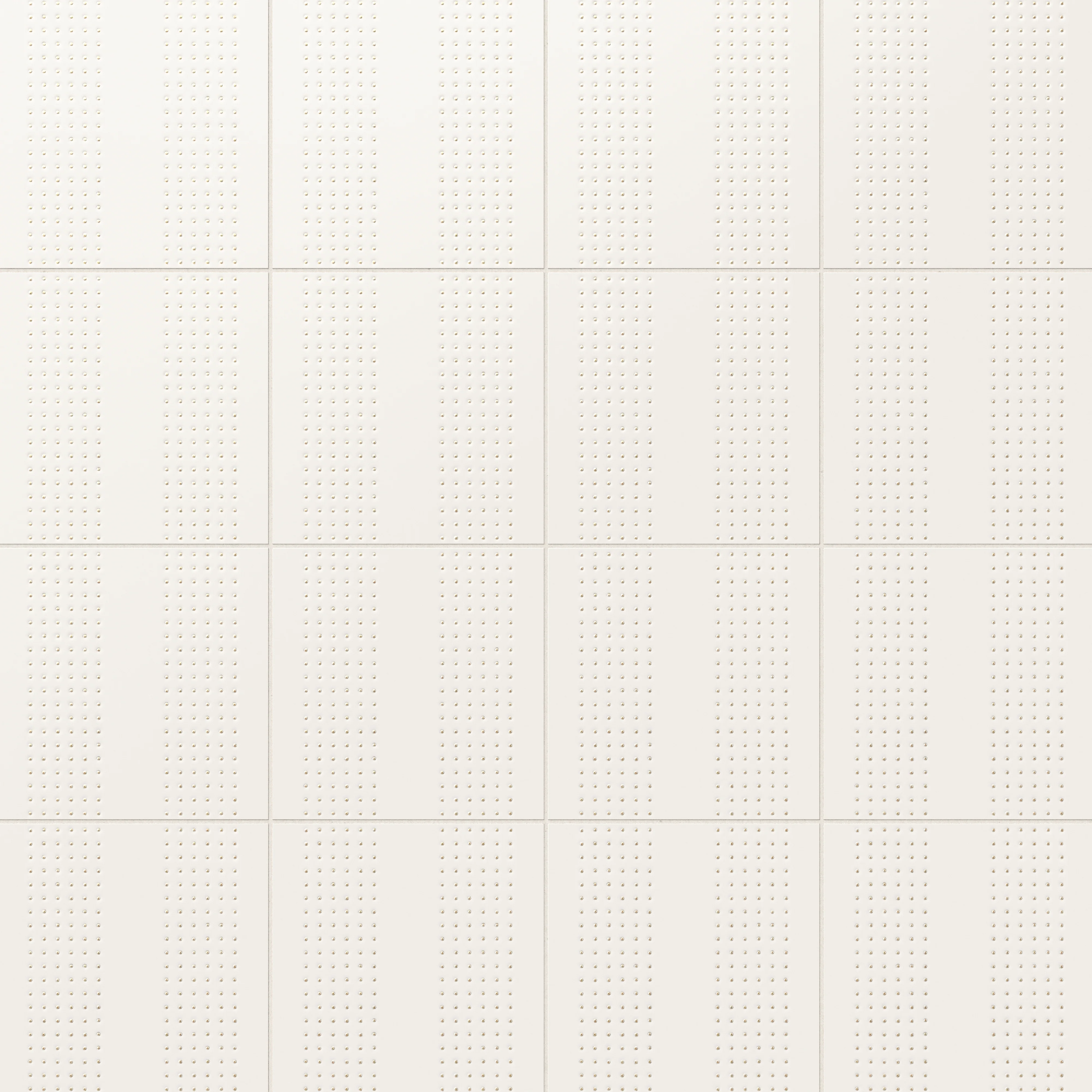 Kira 12x12 Satin Ceramic Tile in Striped Dots White