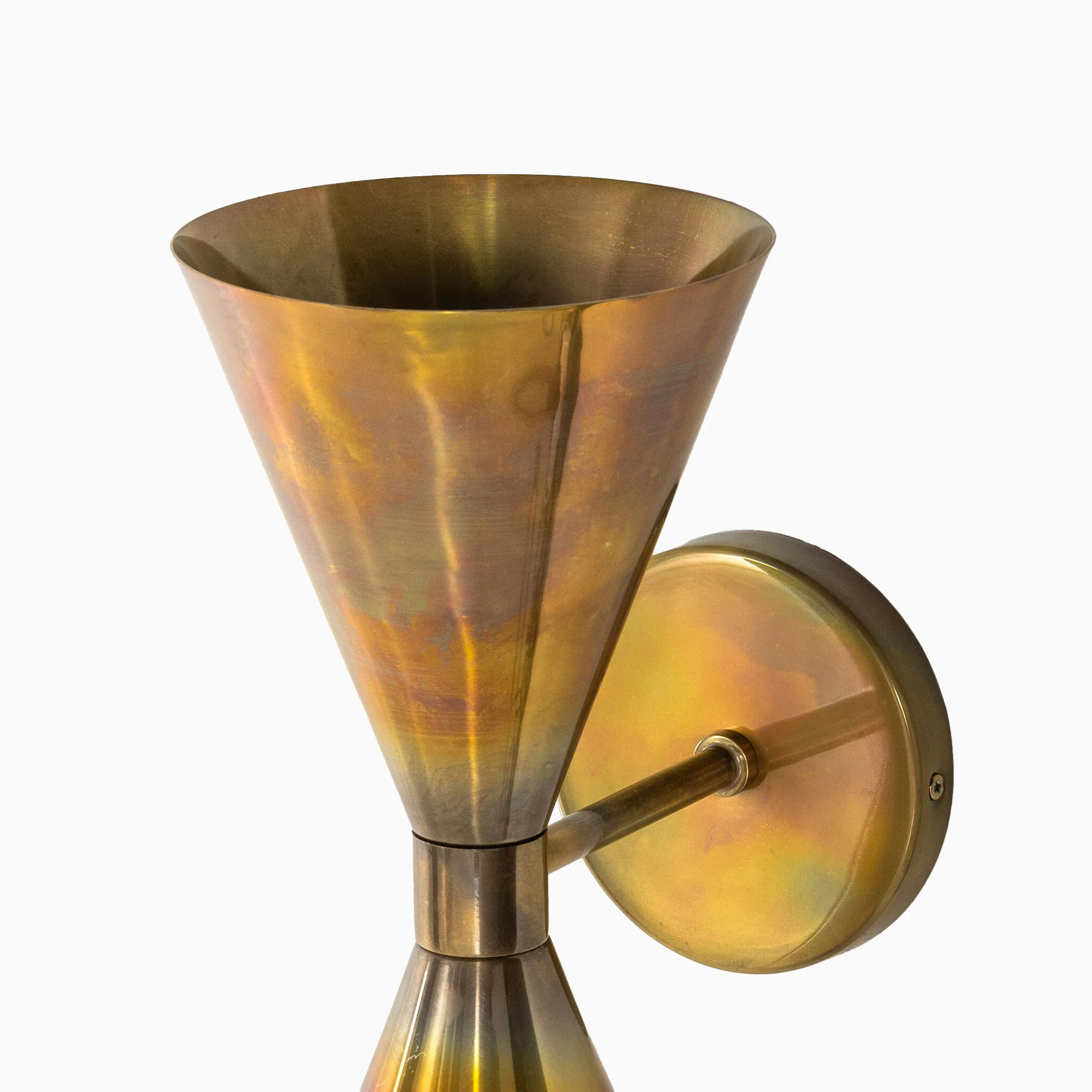 Lainey Wall Sconce in Burnt Brass - Image 3