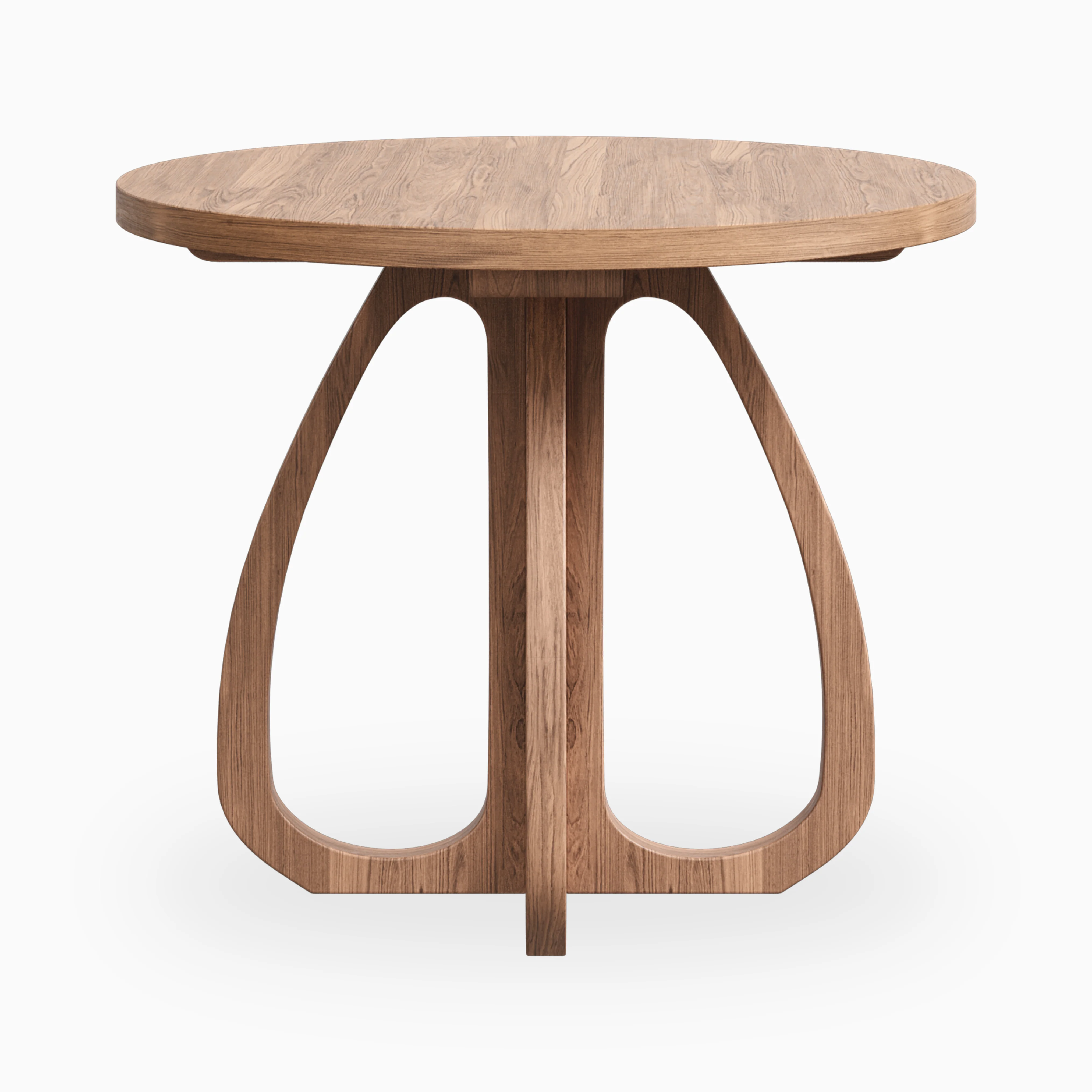 Laurent Walnut Round Dining Table in Matte, 36" - Image 2