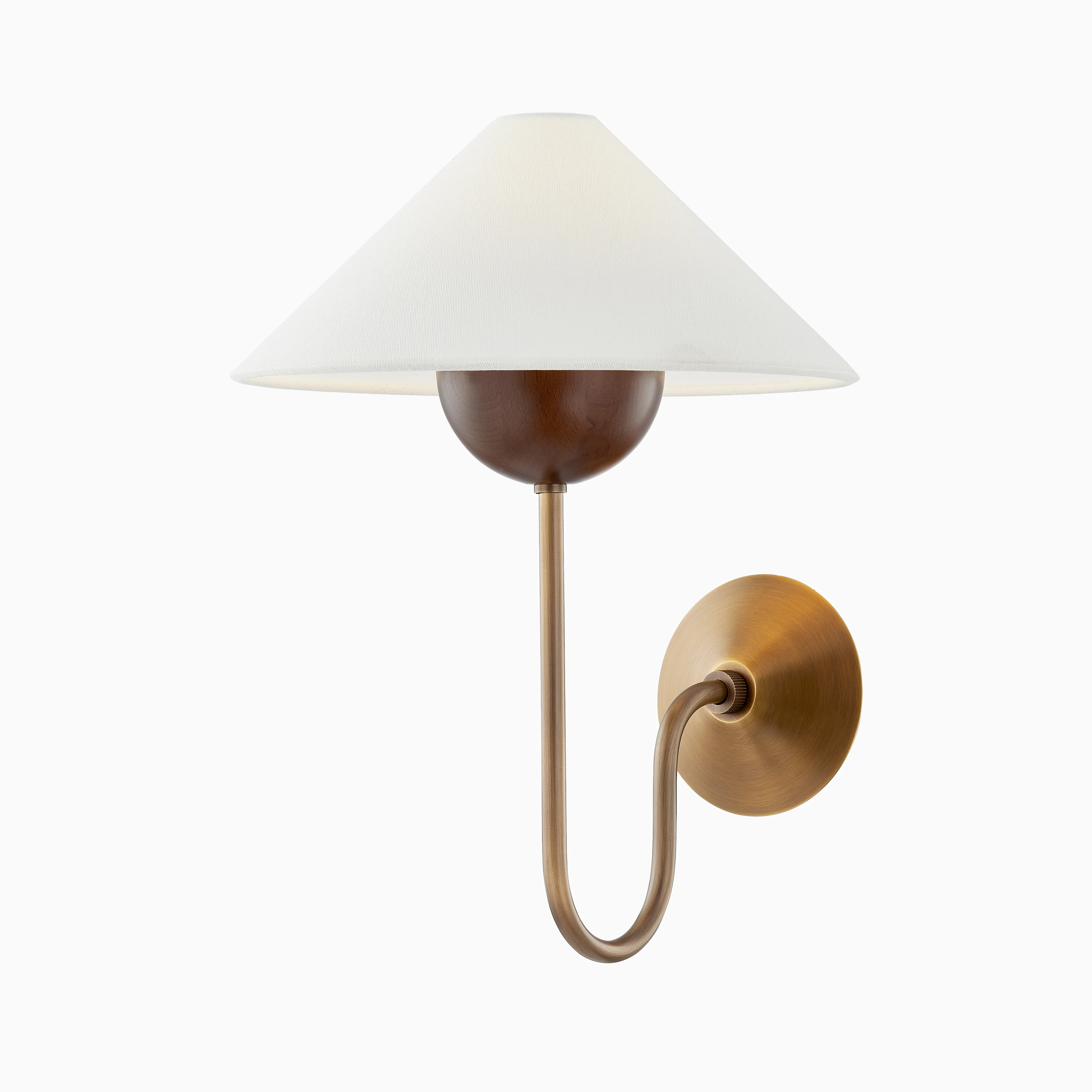 Leilani Wall Sconce in Patina Brass - Image 3