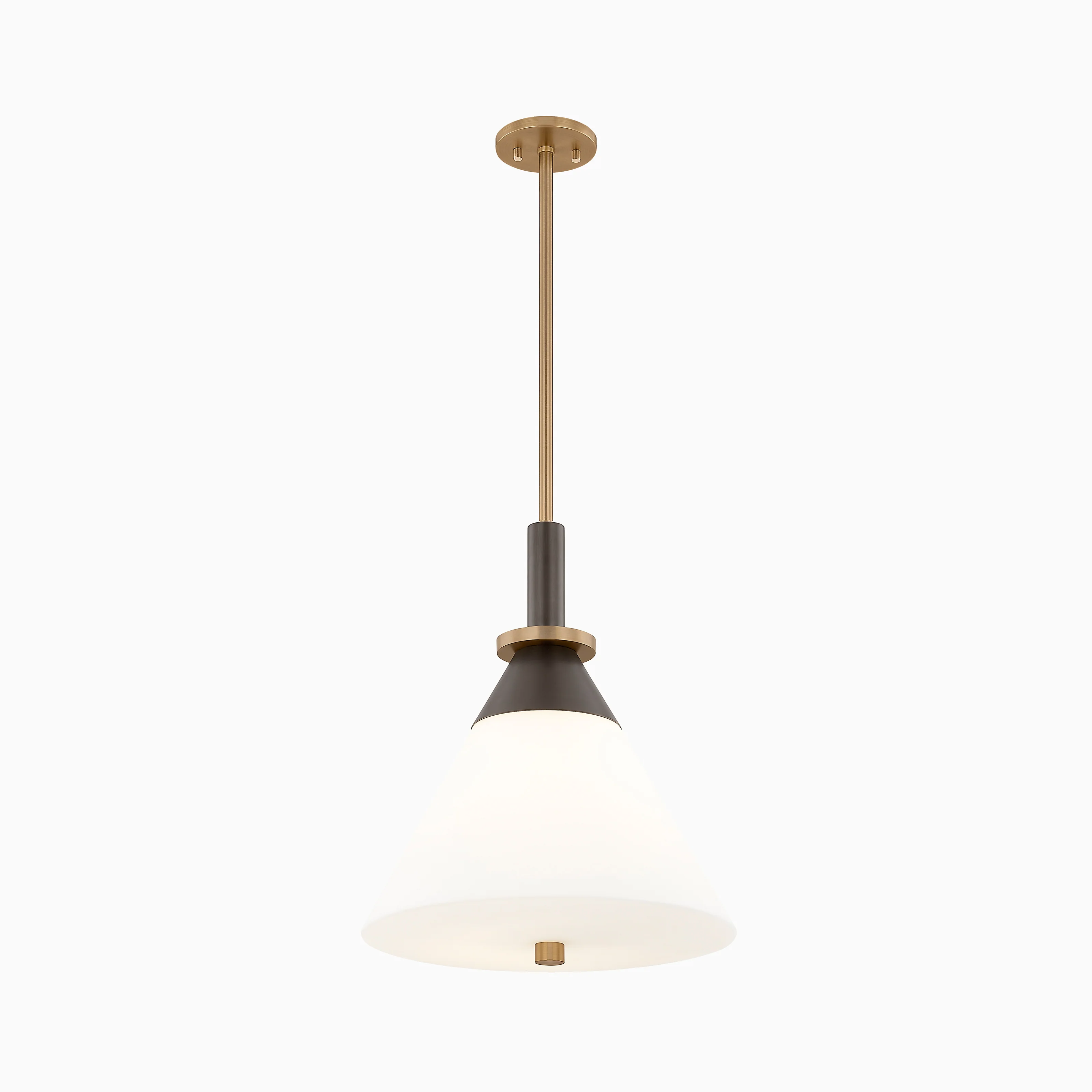 Lennie 16" Pendant in Patina Brass/Bronze - Image 3