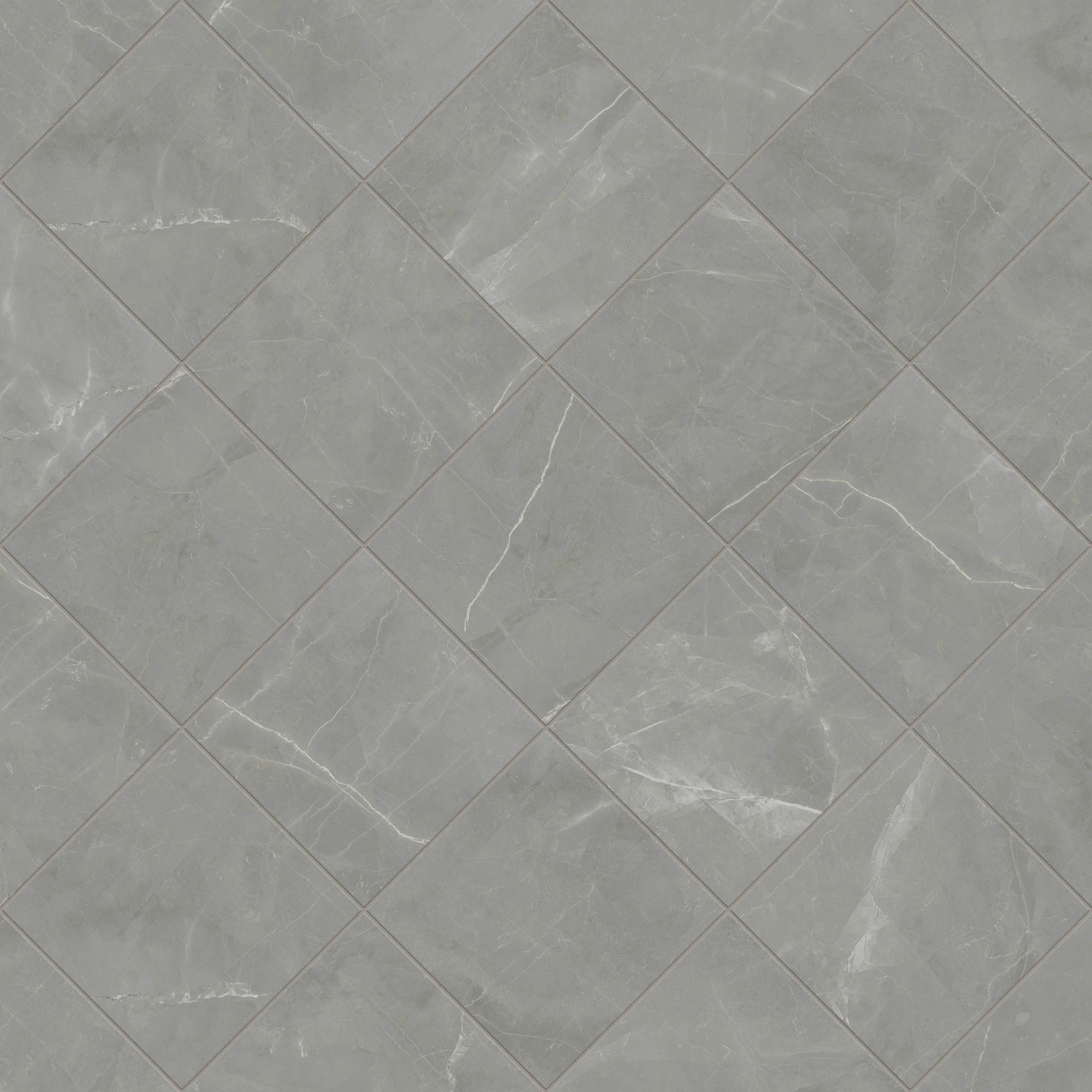 Leona 12x12 Matte Porcelain Tile in Amani Grey - Image 6