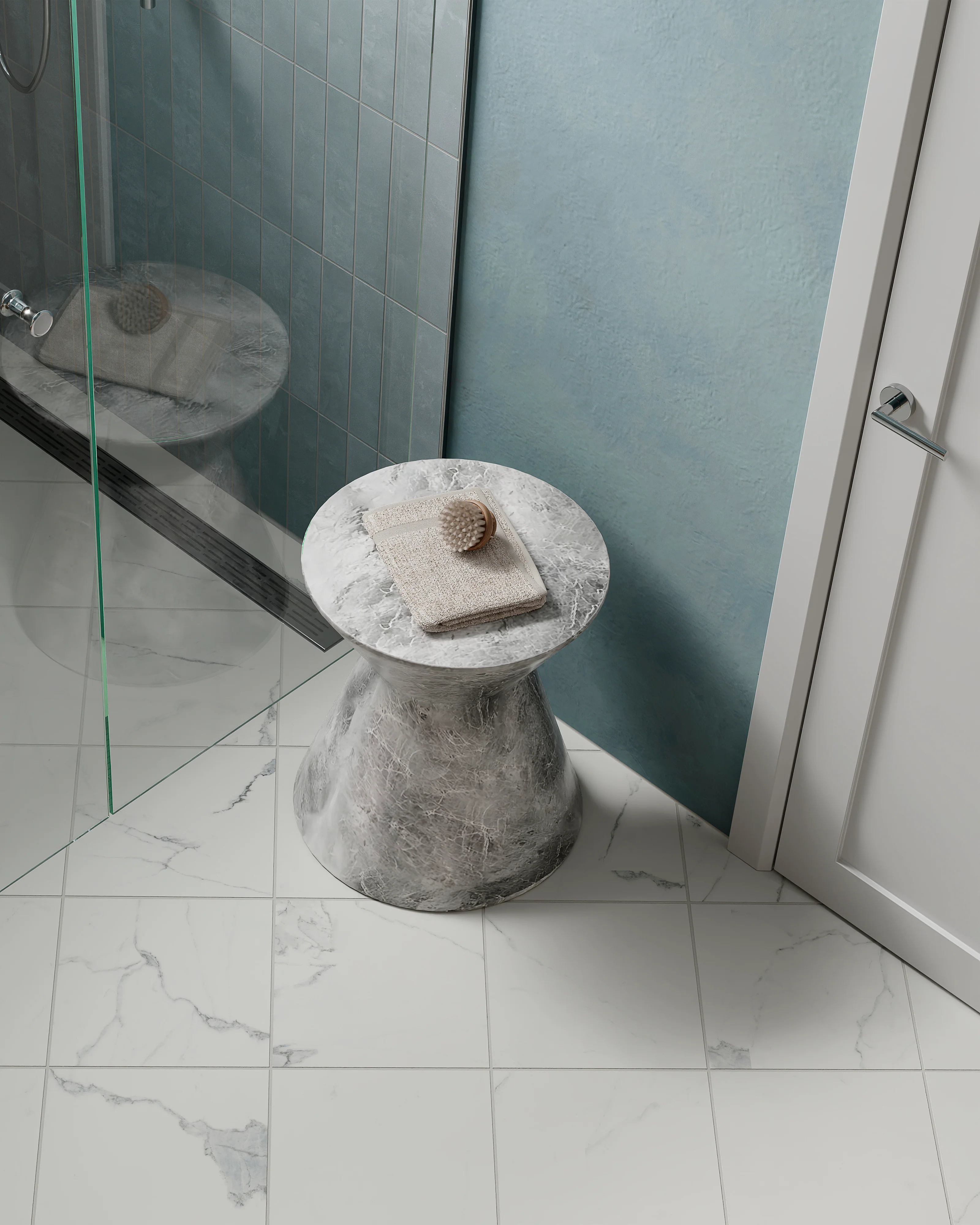 Leona 12x12 Matte Porcelain Tile in Calacatta - Image 2