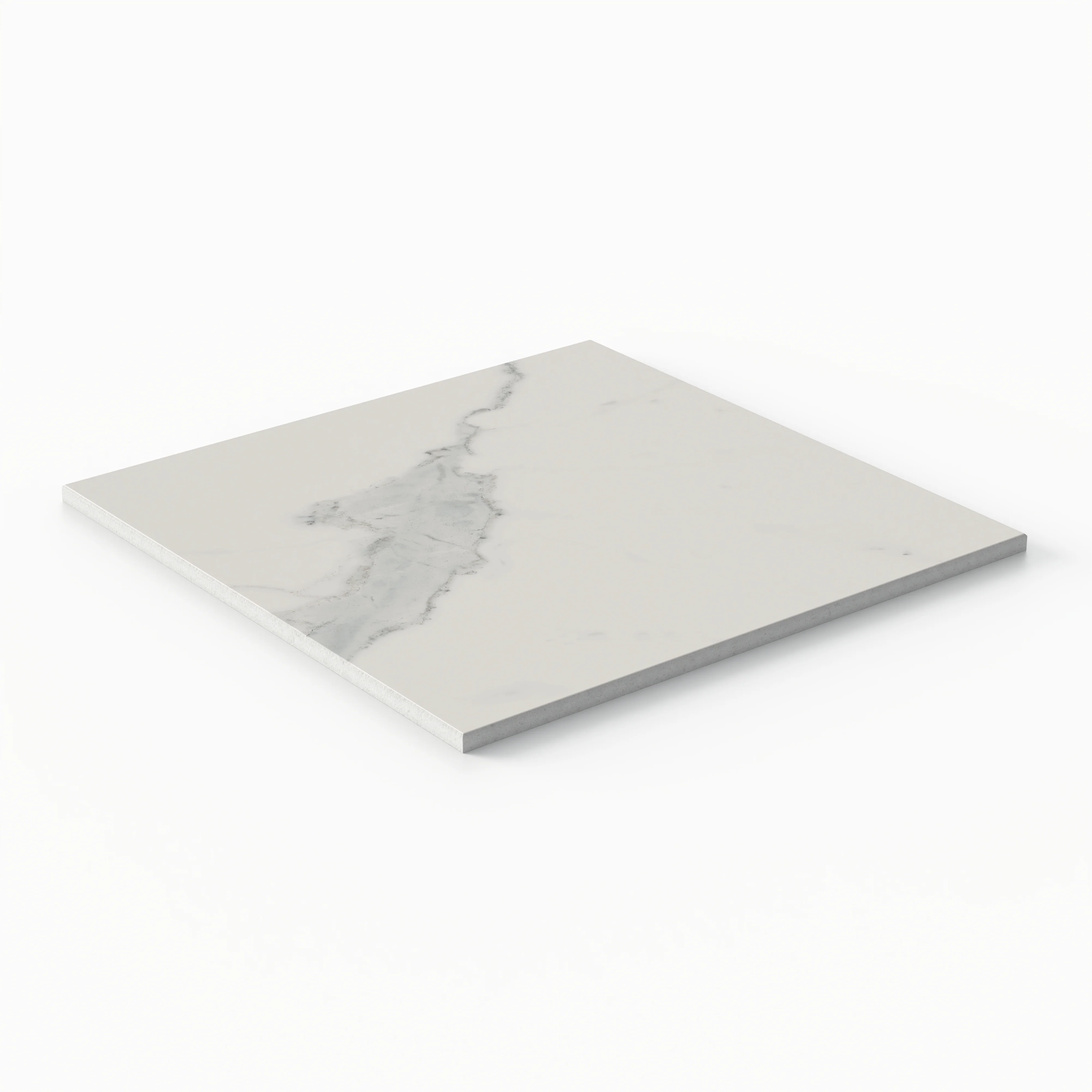 Leona 12x12 Matte Porcelain Tile in Calacatta - Image 5
