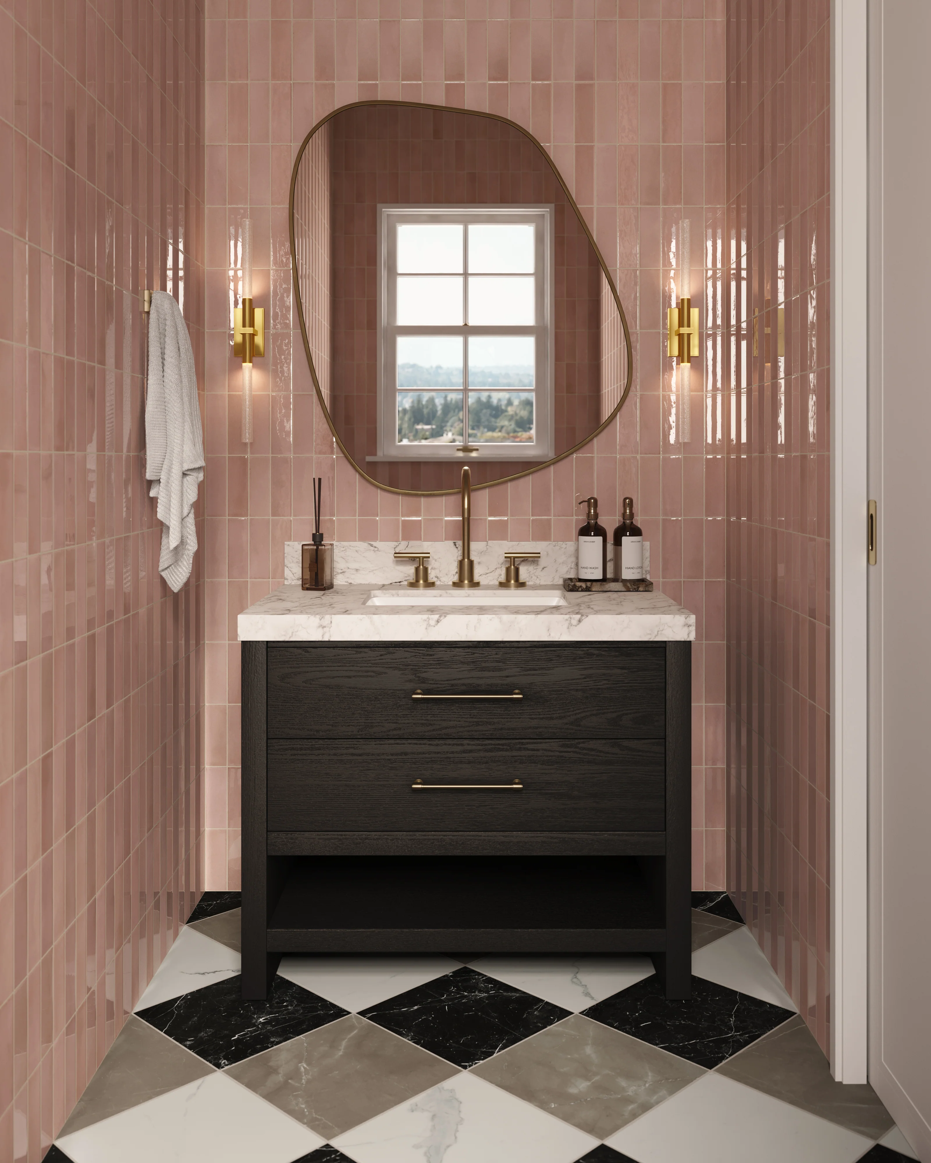 Leona 12x12 Matte Porcelain Tile in Calacatta - Image 9