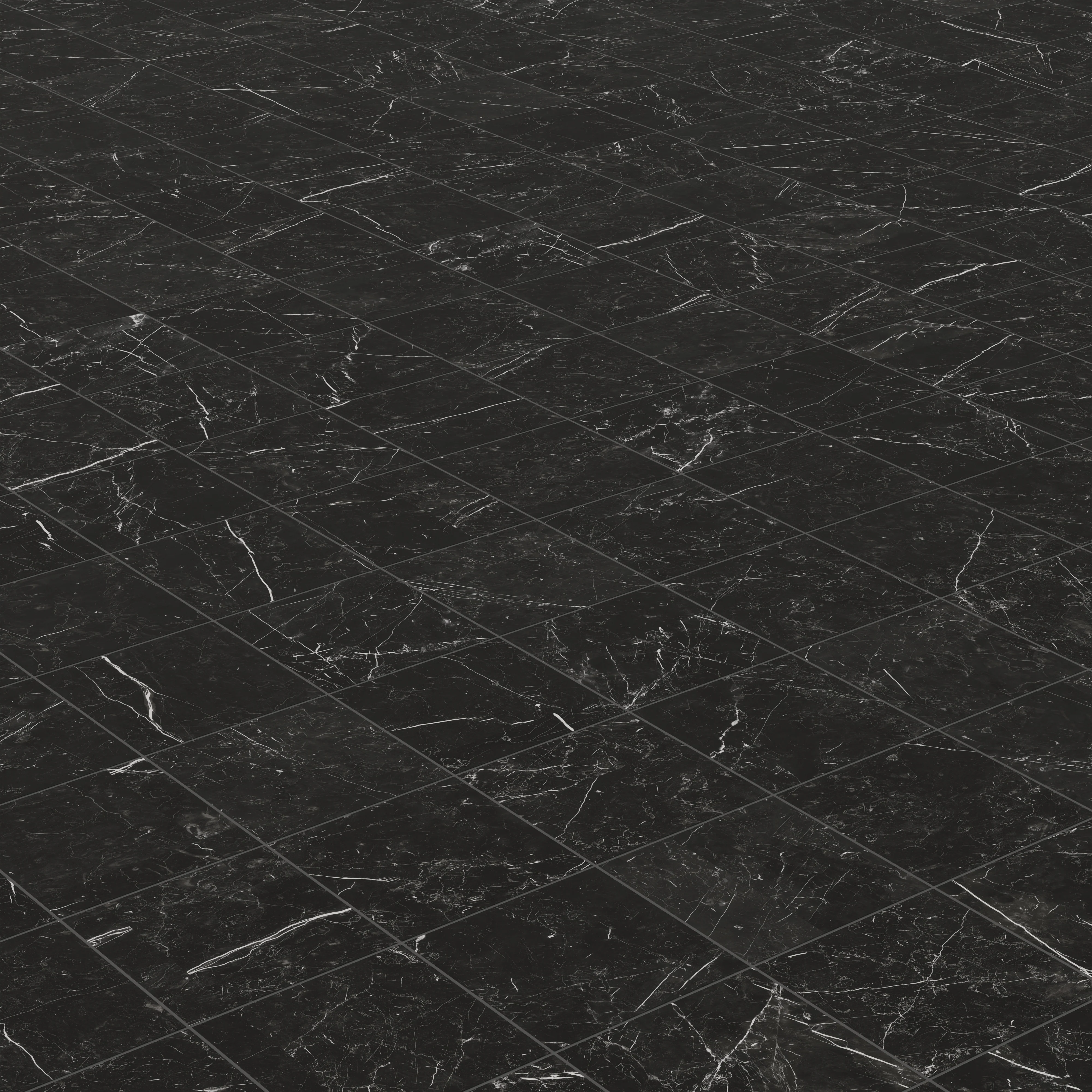 Leona 12x12 Matte Porcelain Tile in Nero Marquina - Image 5