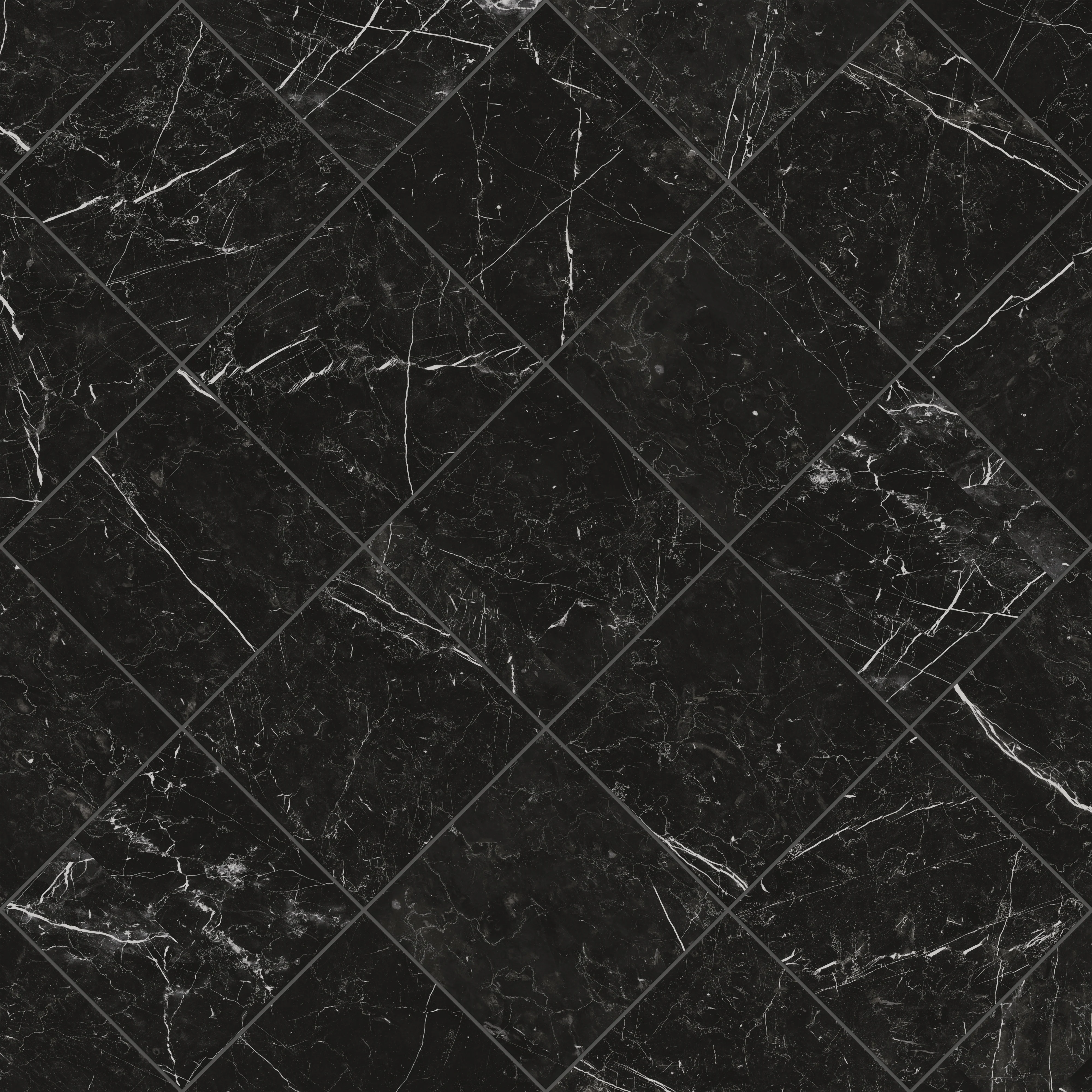 Leona 12x12 Matte Porcelain Tile in Nero Marquina - Image 6