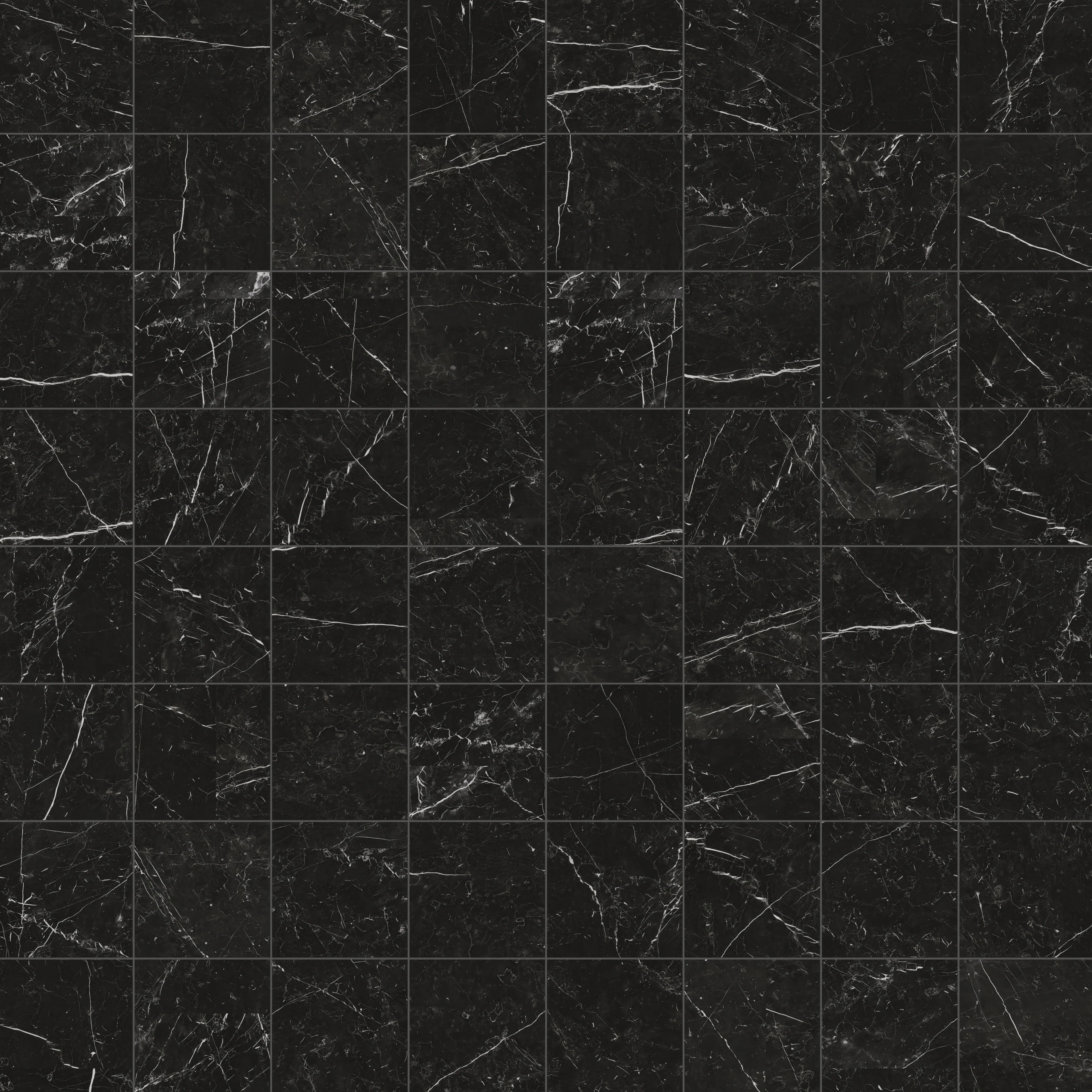 Leona 12x12 Matte Porcelain Tile in Nero Marquina - Image 7