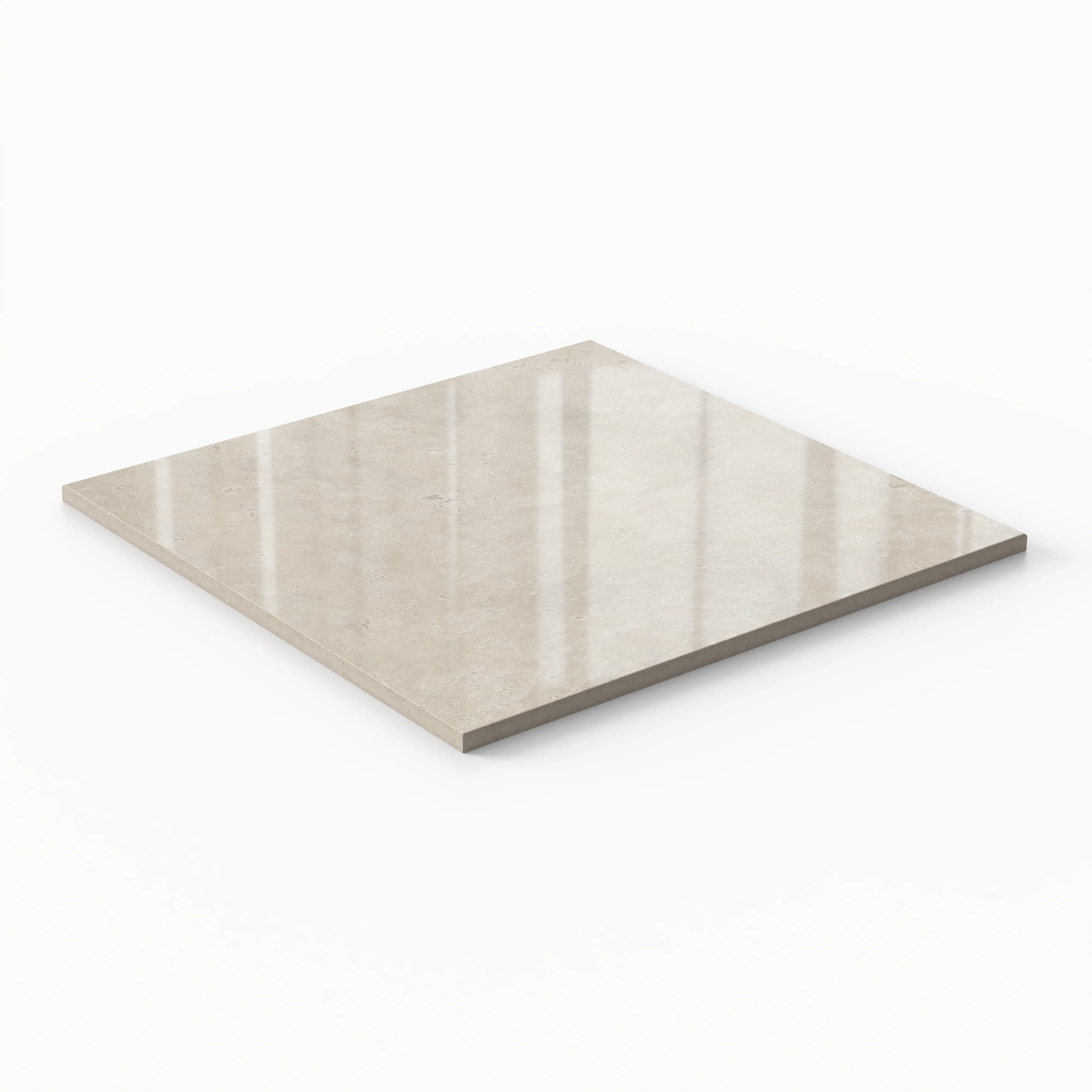 Leona 12x12 Polished Porcelain Tile in Marfil - Image 3