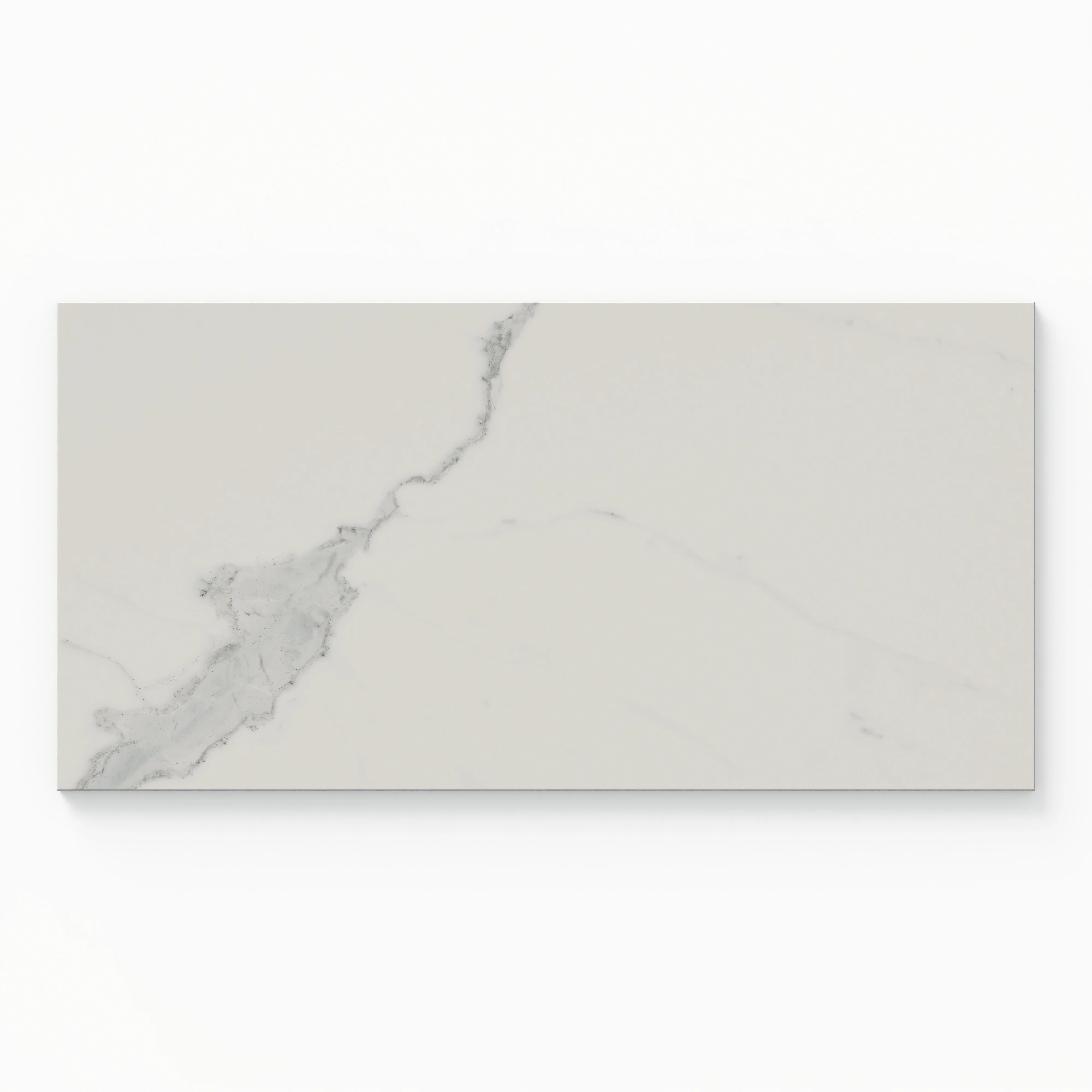 Leona 12x24 Matte Porcelain Tile in Calacatta - Image 3