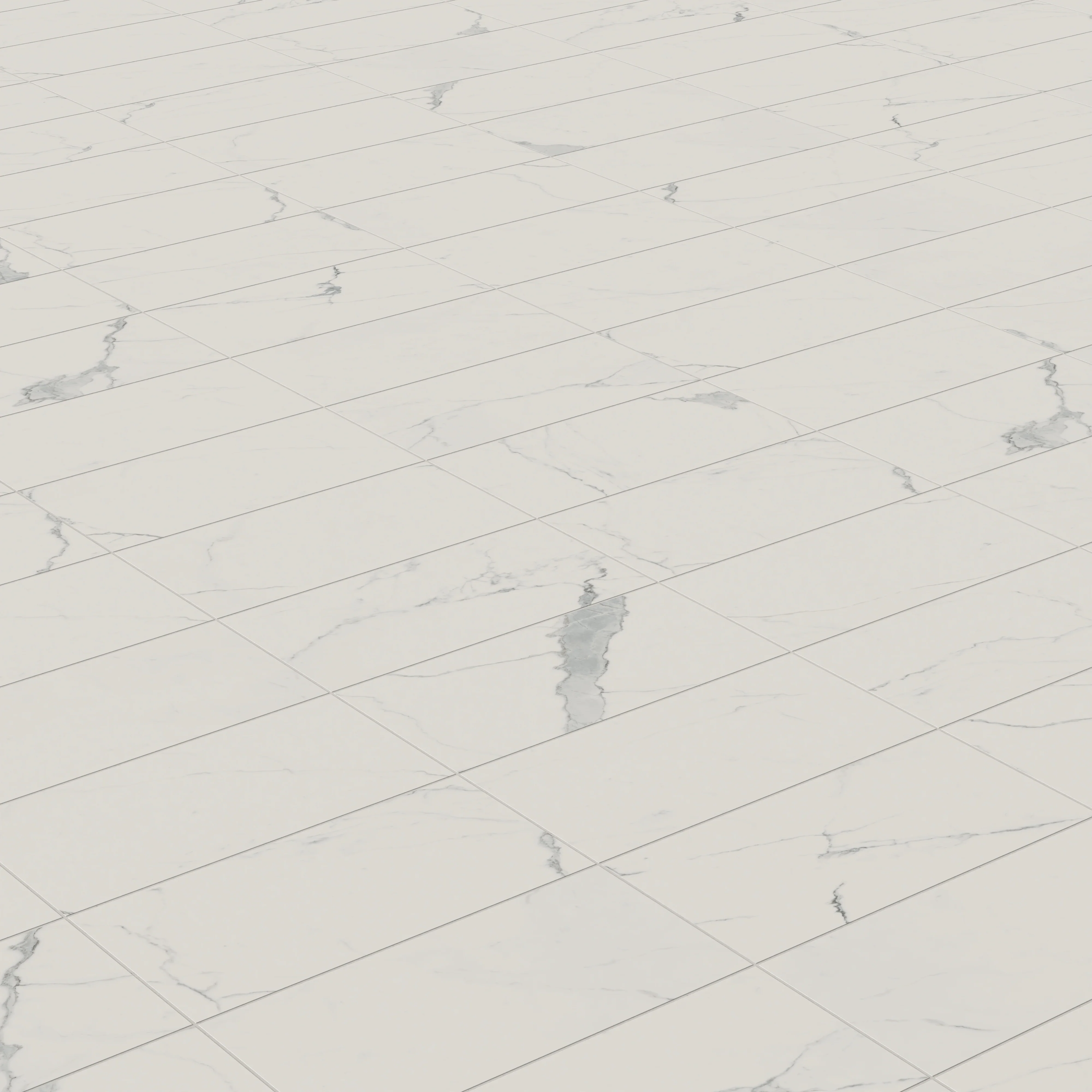 Leona 12x24 Matte Porcelain Tile in Calacatta - Image 5