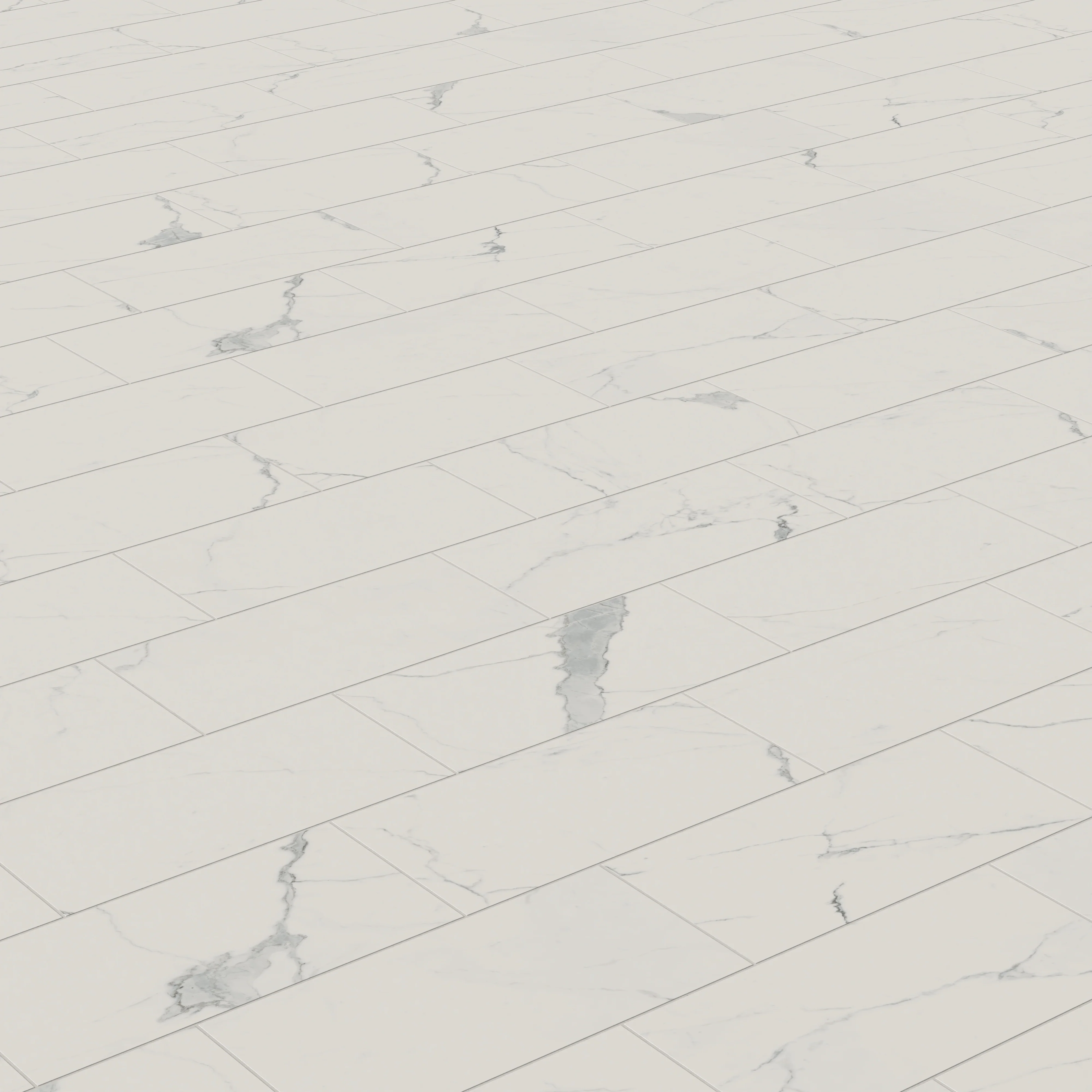Leona 12x24 Matte Porcelain Tile in Calacatta - Image 7